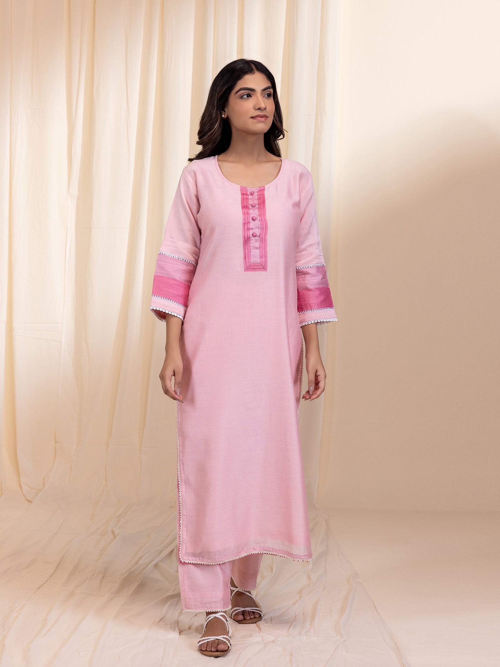 Ten Tones Chanderi Kurta