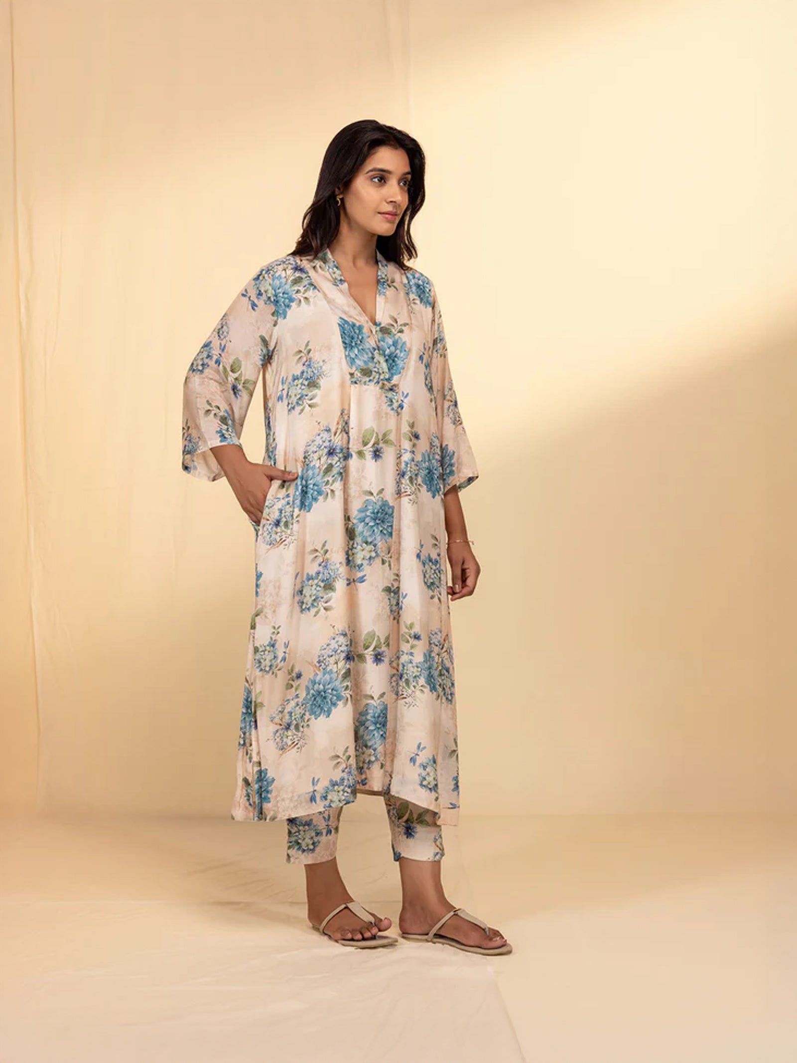 Hope Viscose Silk Twin Set (Set Of 2 Pcs)