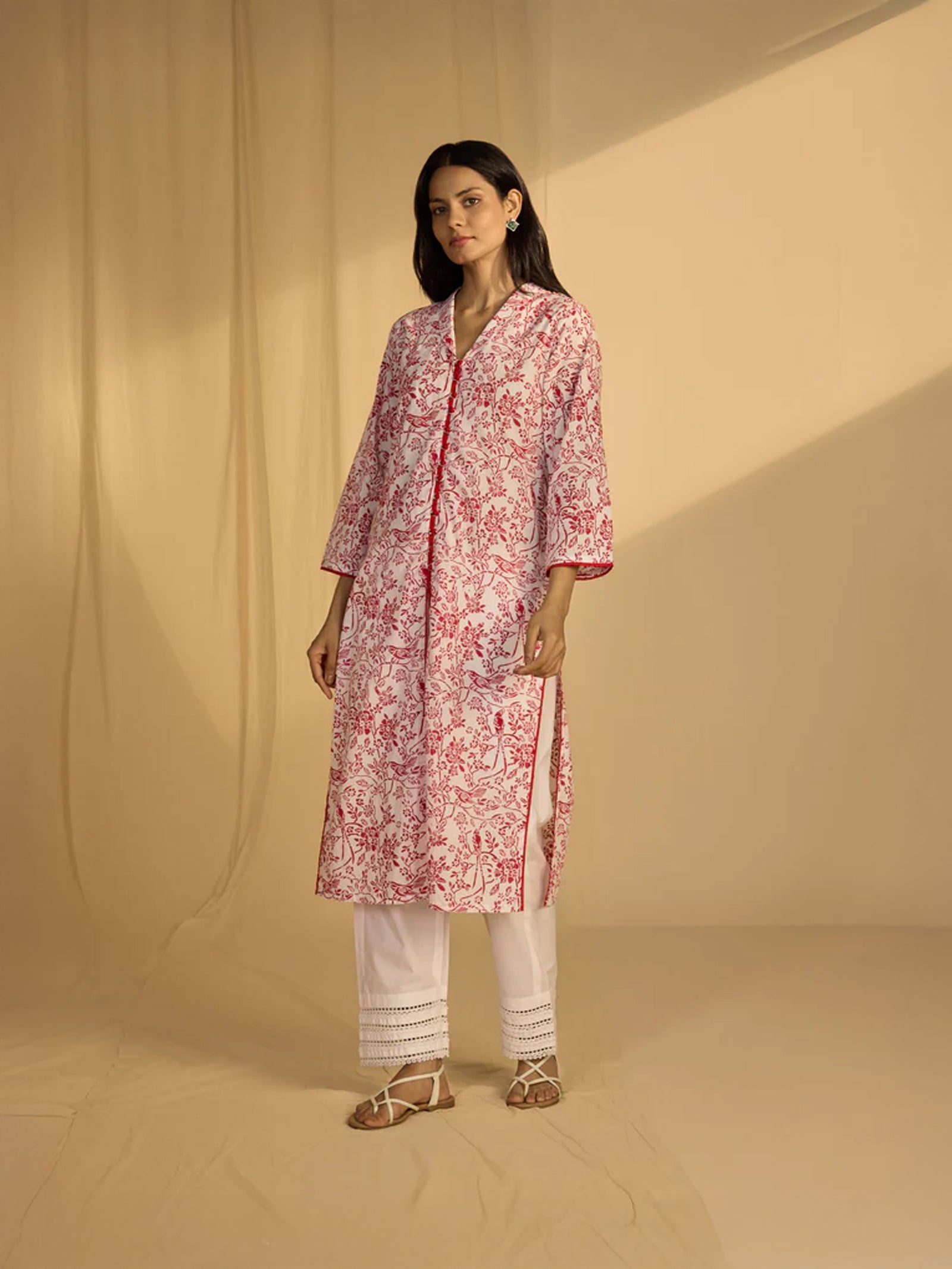Red Robin Cotton Kurta
