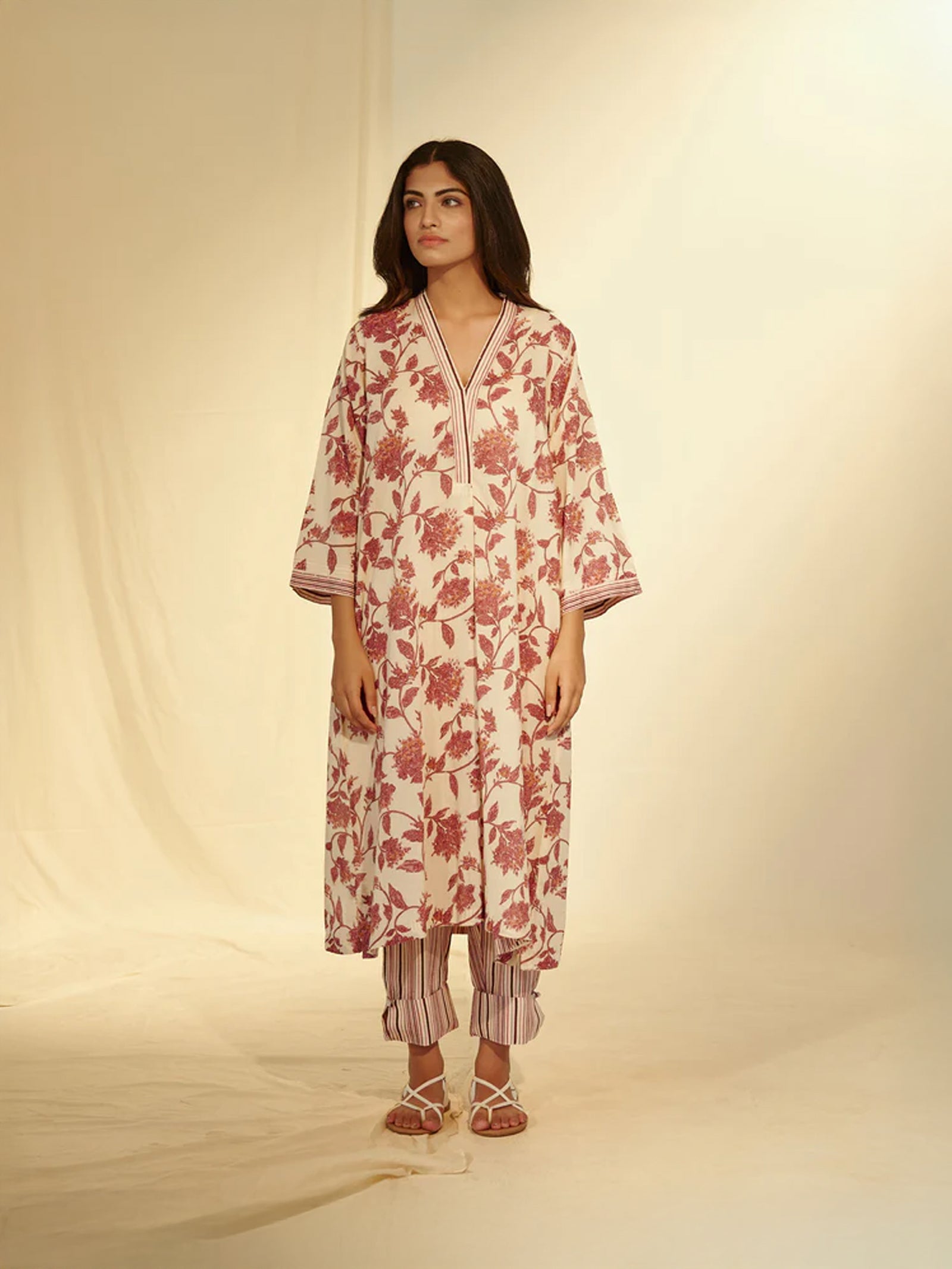 Rosewood Voile Kurta