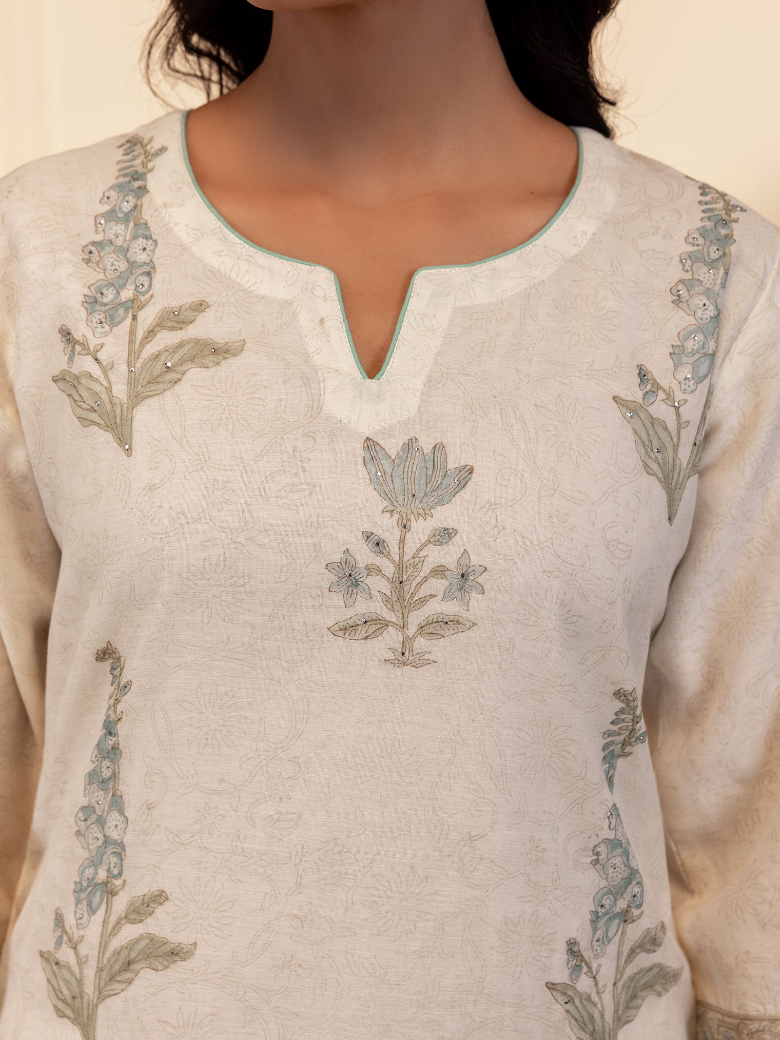 Noor Jahan Chanderi Kurta
