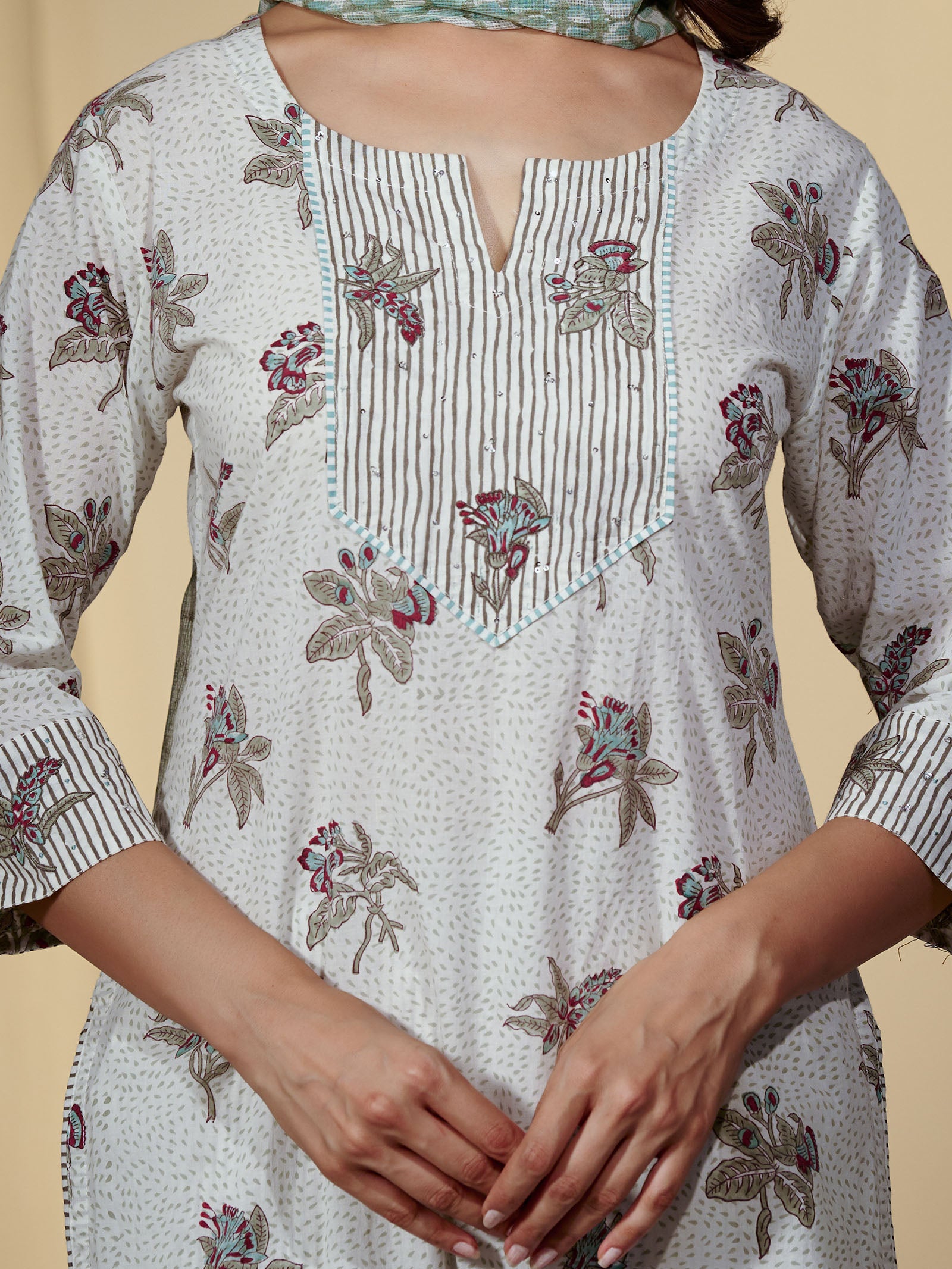 Twisty Cotton Kurta
