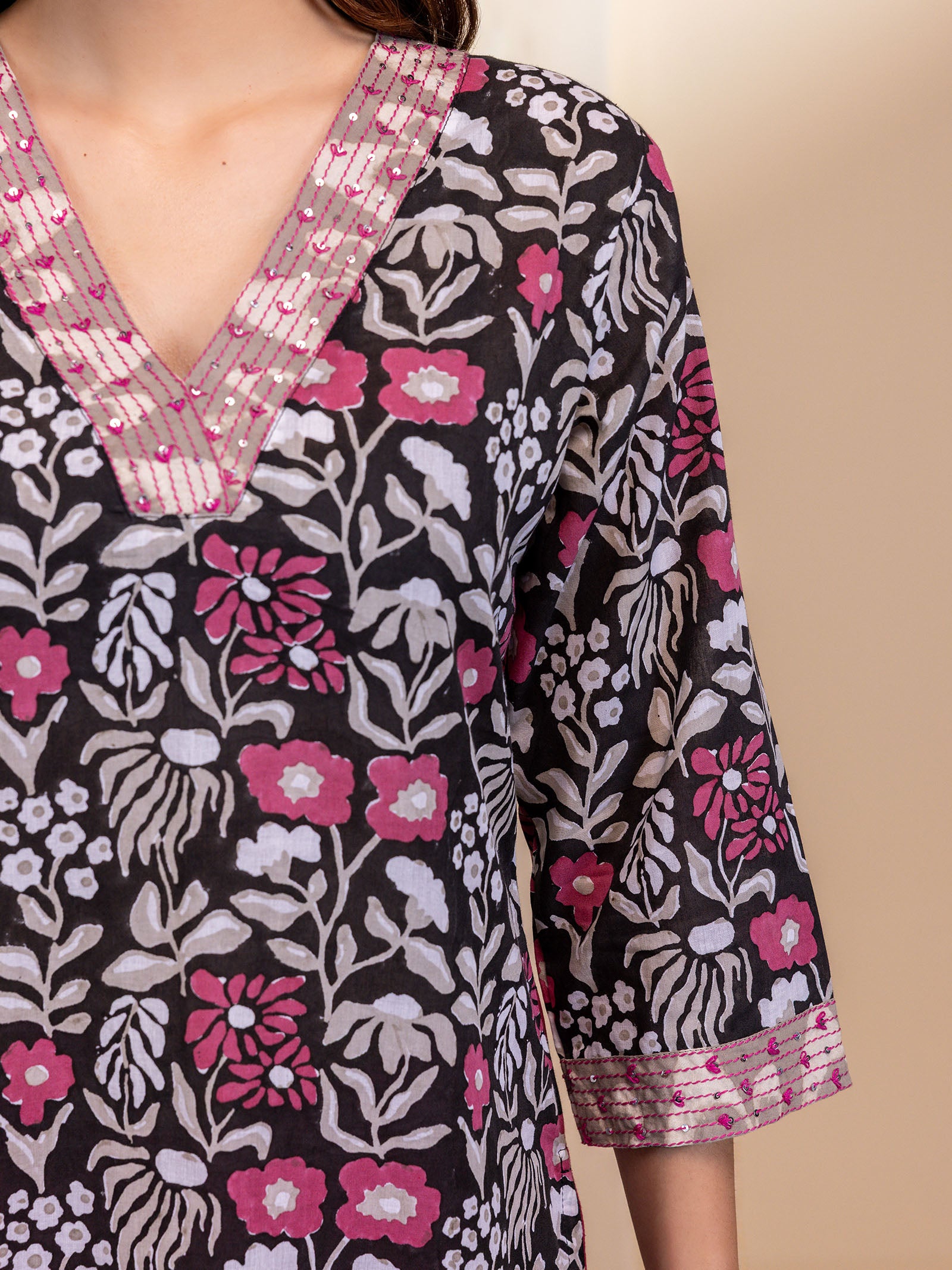 Nightfall Voile Kurta