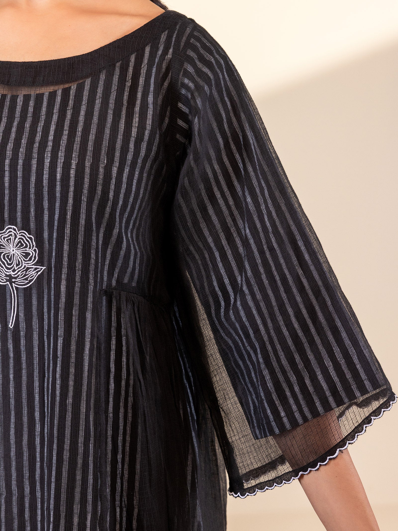 Noir Cotton Tunic