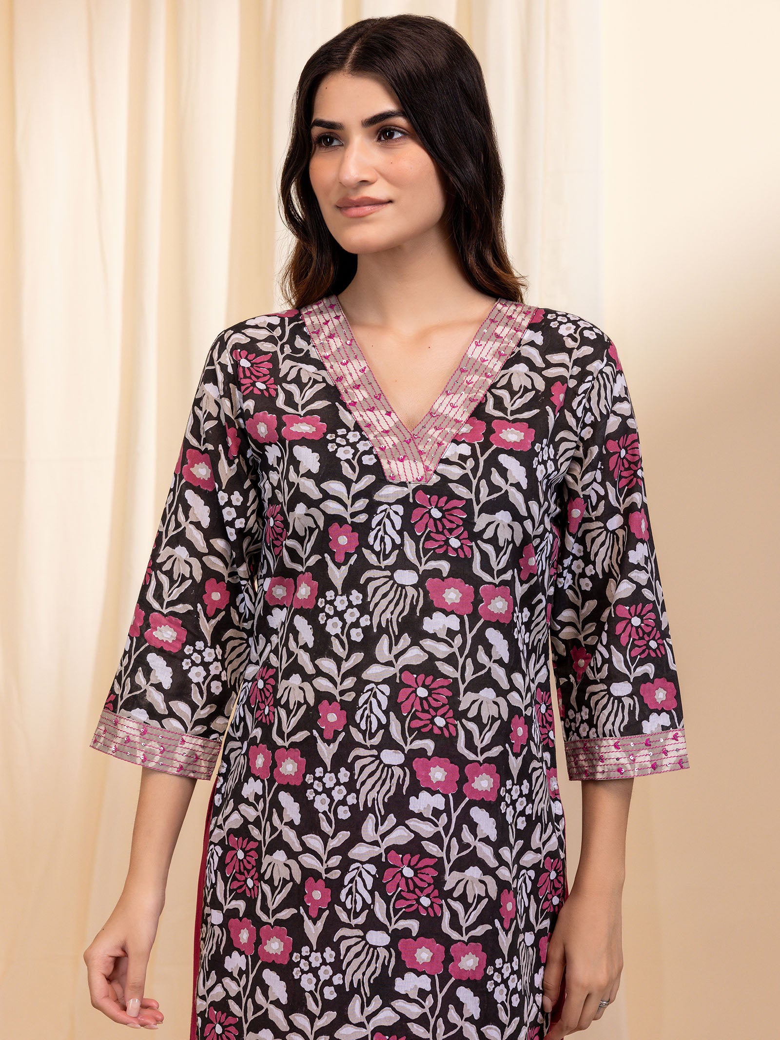Nightfall Voile Kurta