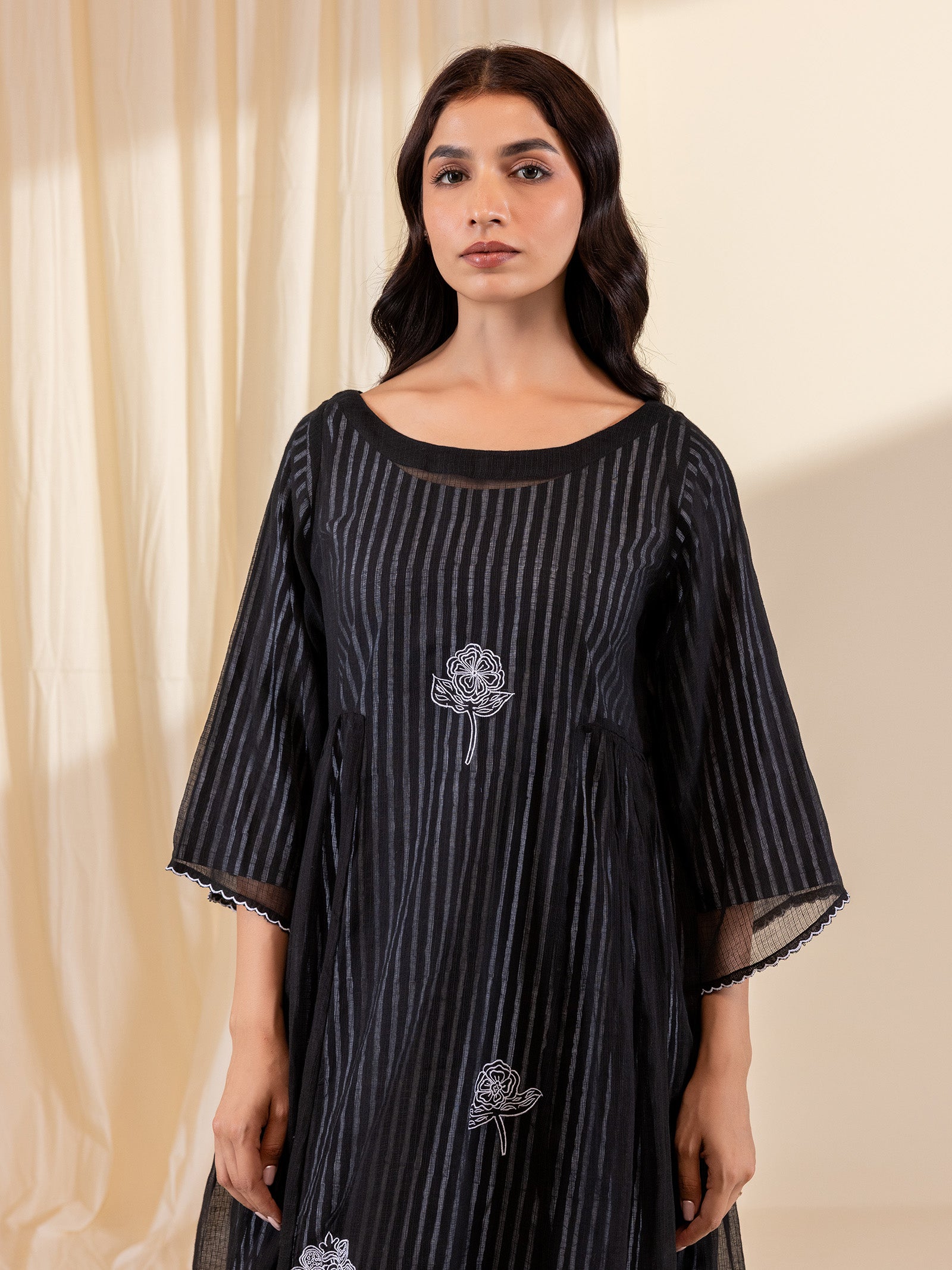 Noir Cotton Tunic