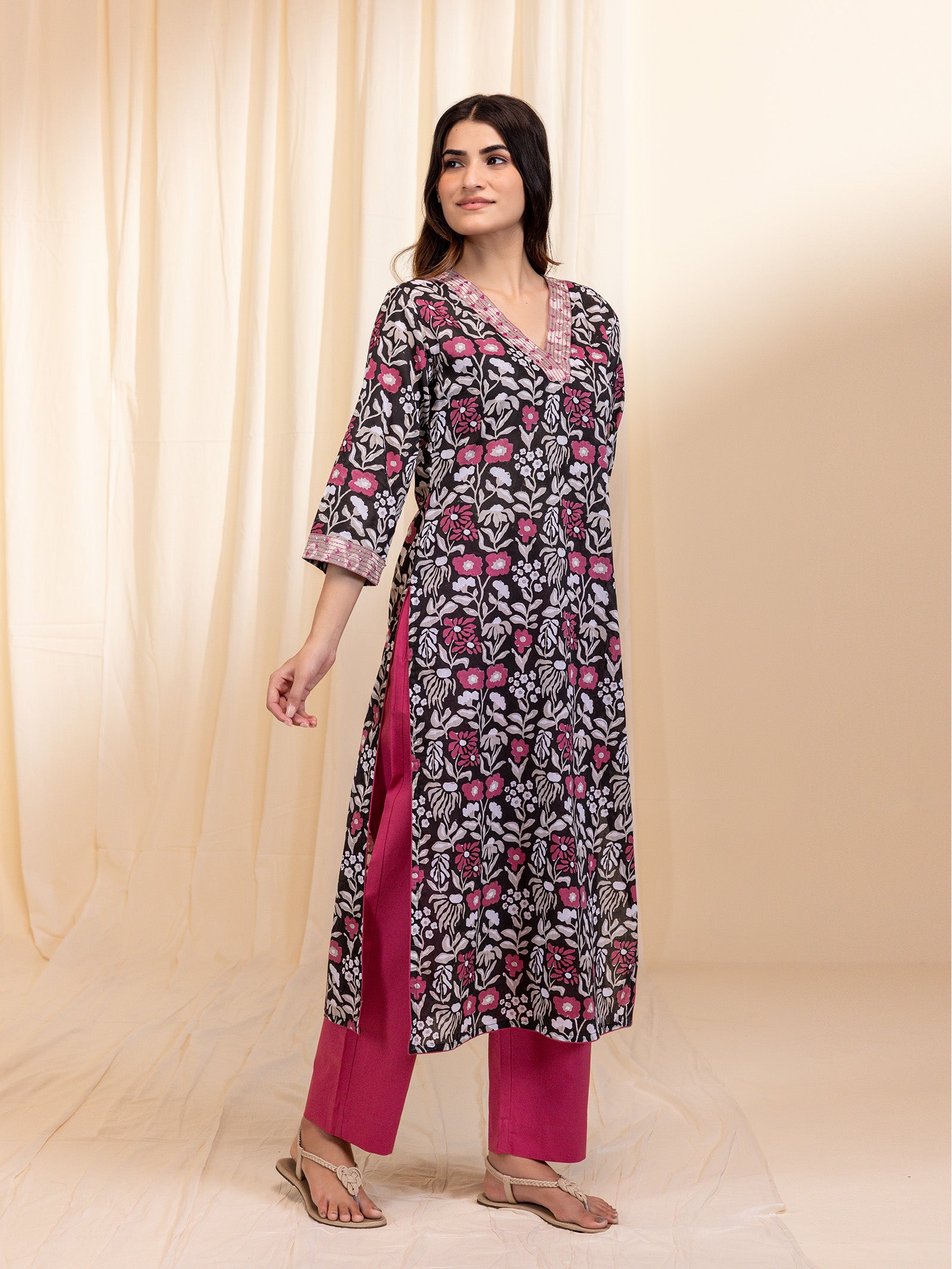 Nightfall Voile Kurta