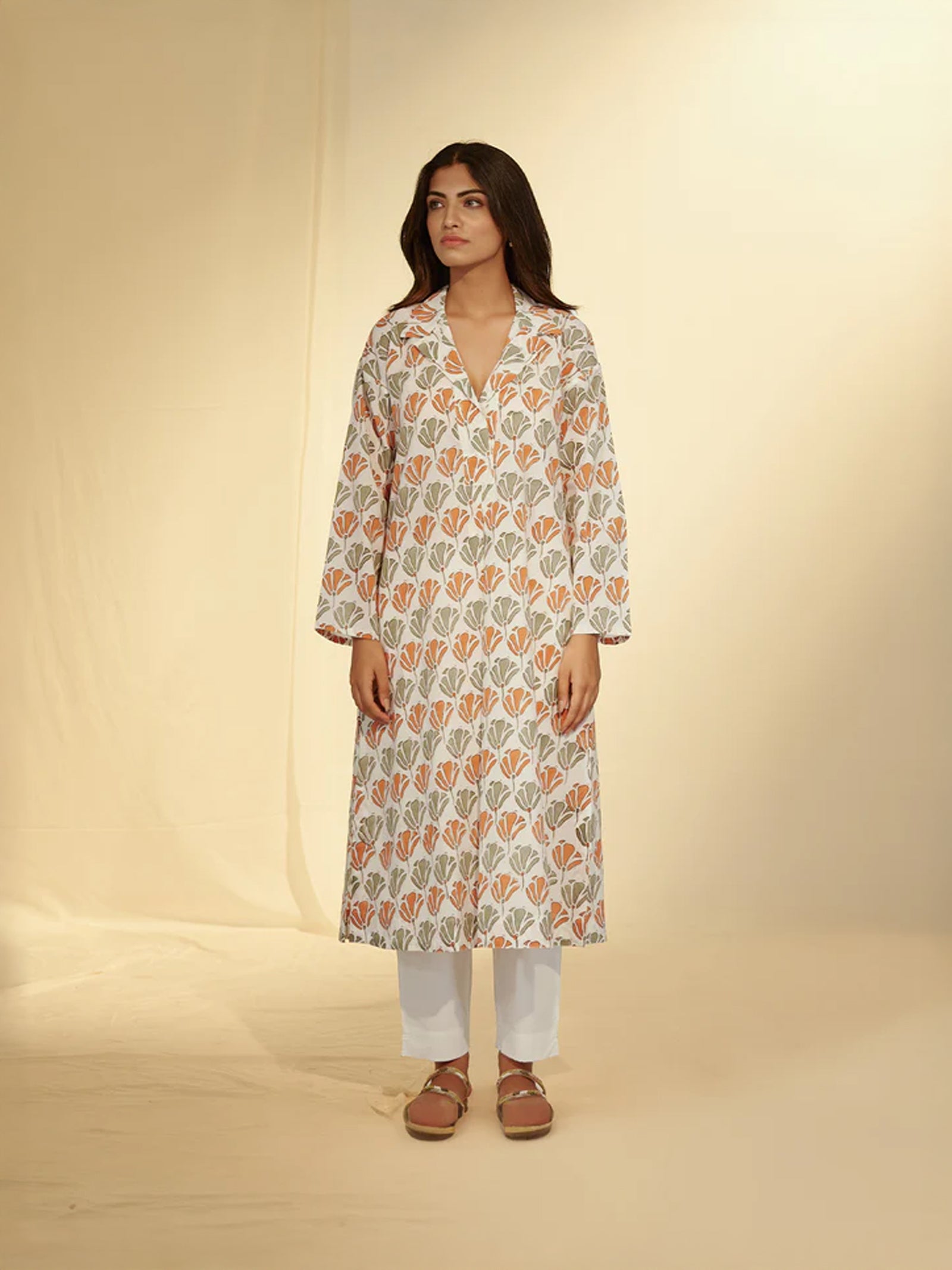 Citrus Cotton Kurta