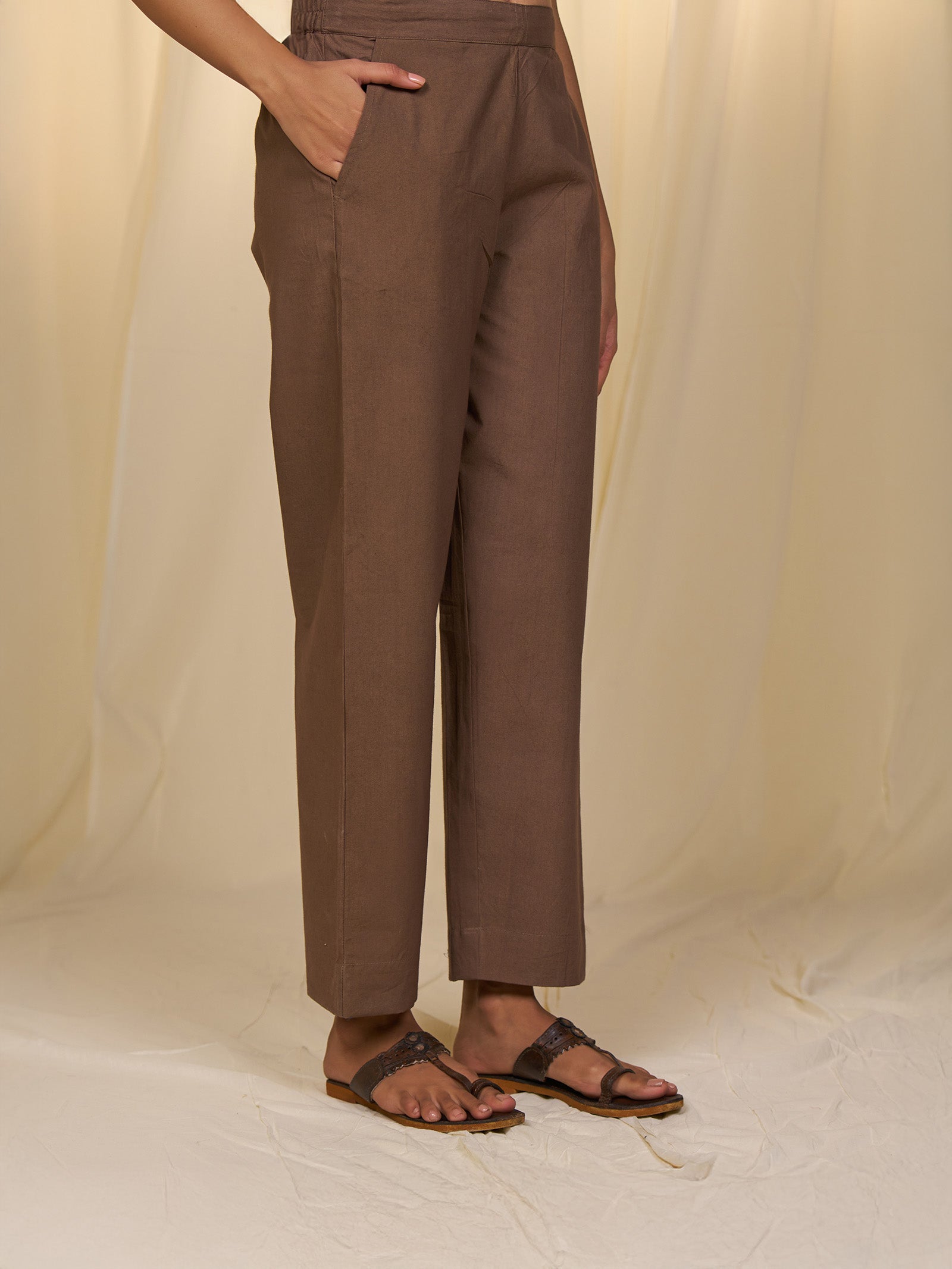 KitKat Cotton Straight Pants