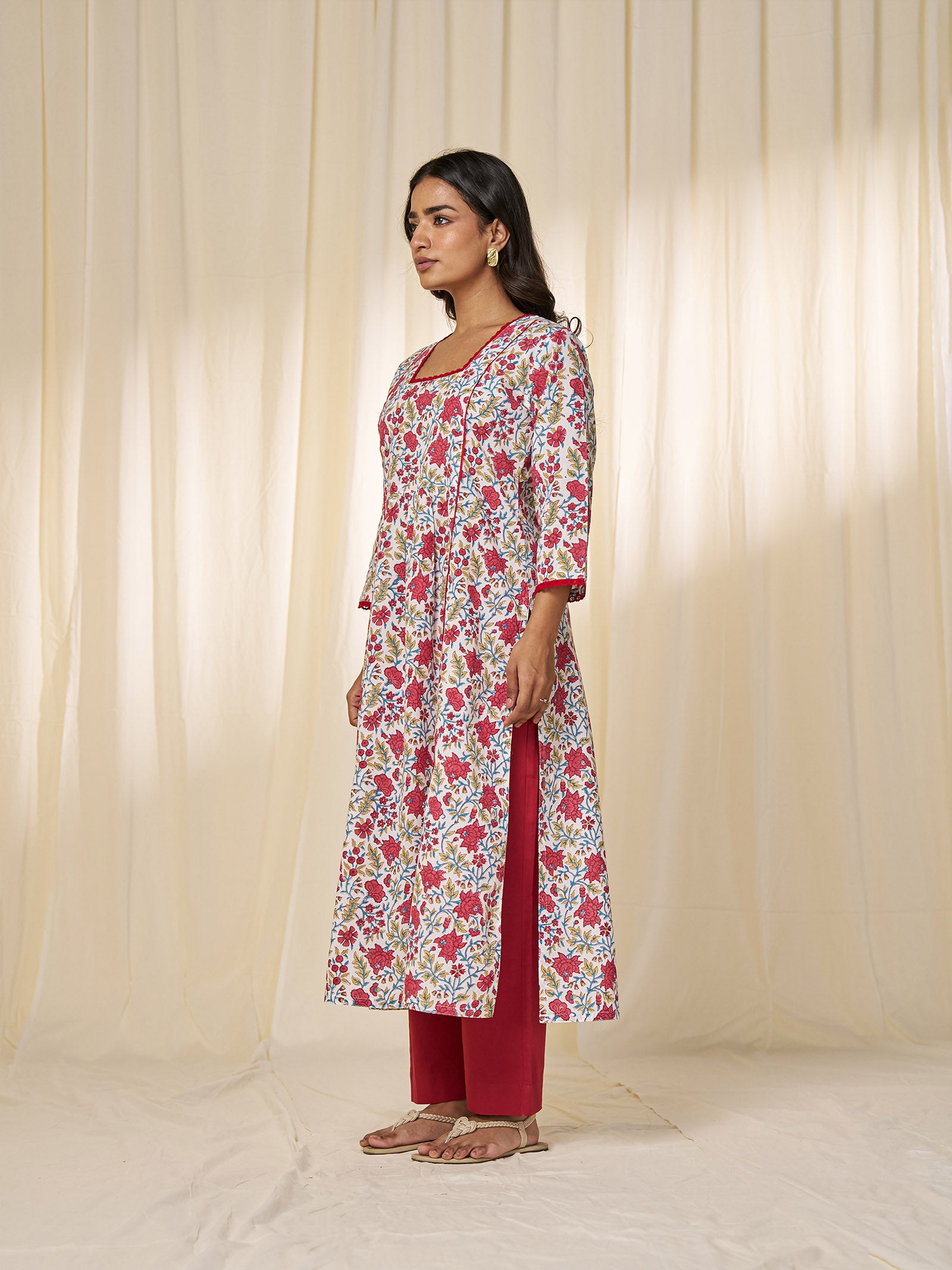 Kumkum Cotton Kurta