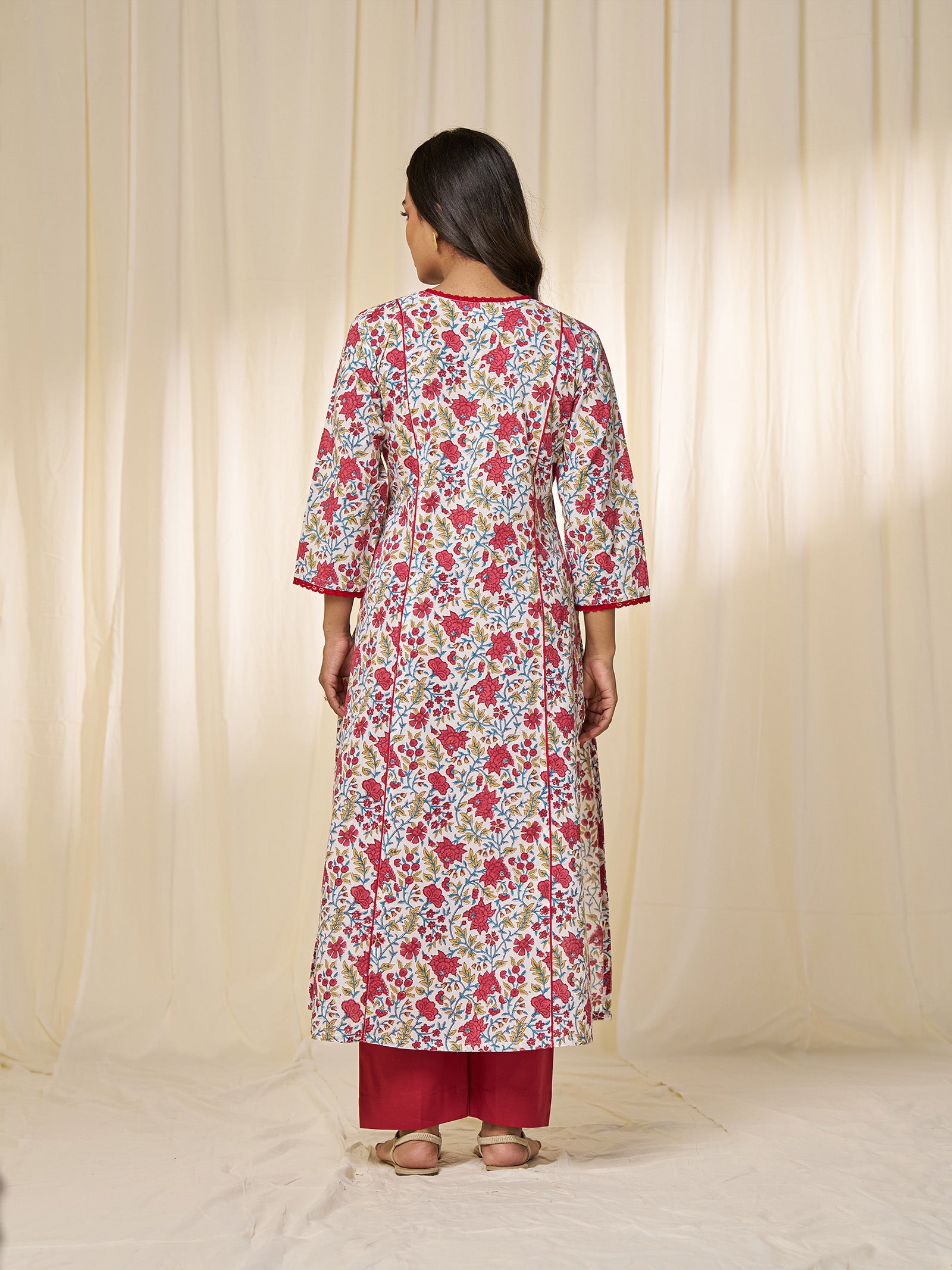 Kumkum Cotton Kurta
