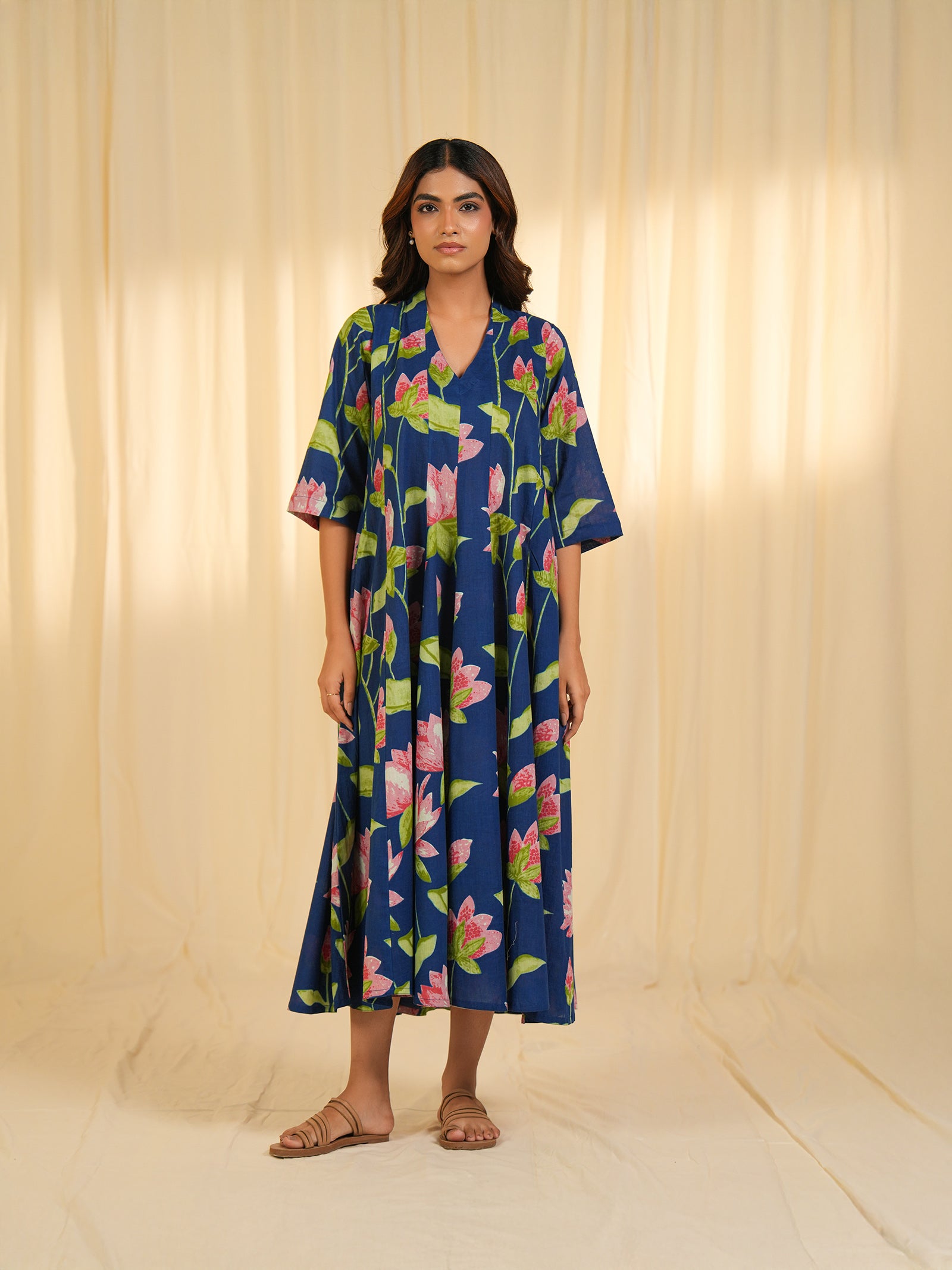 Lotus Royale Cotton Dress