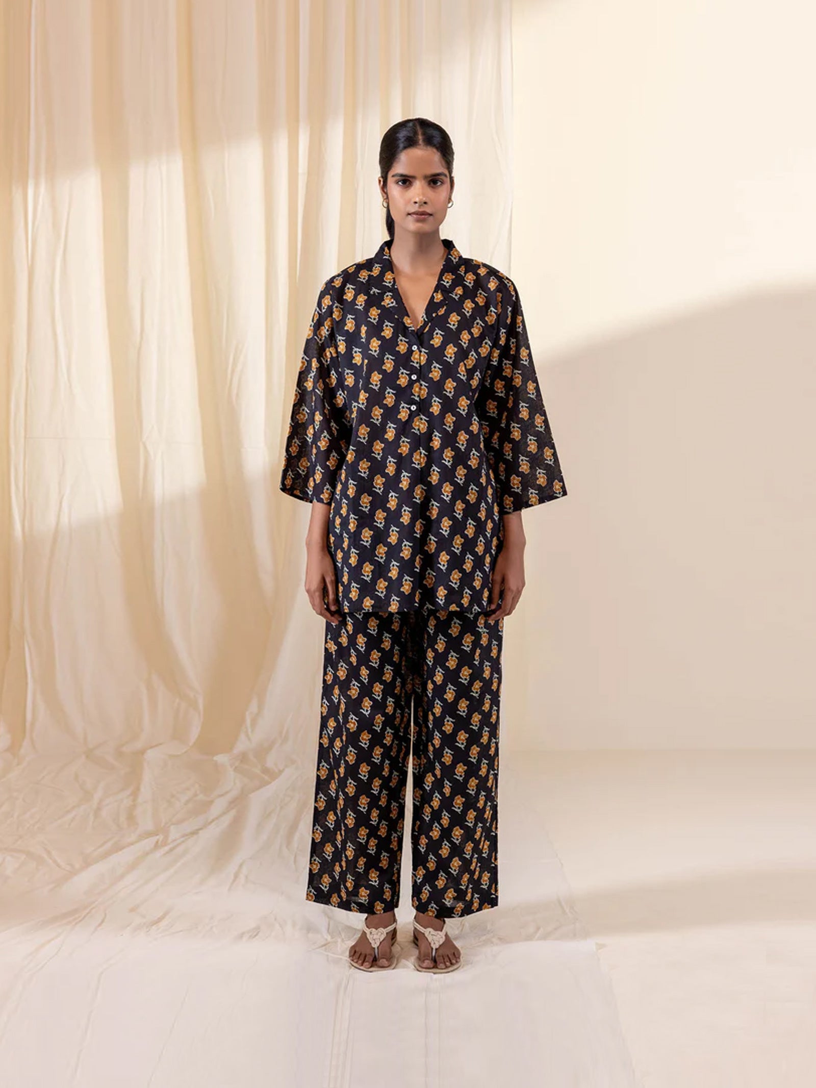 Magnolia Moon Cotton Night Suit