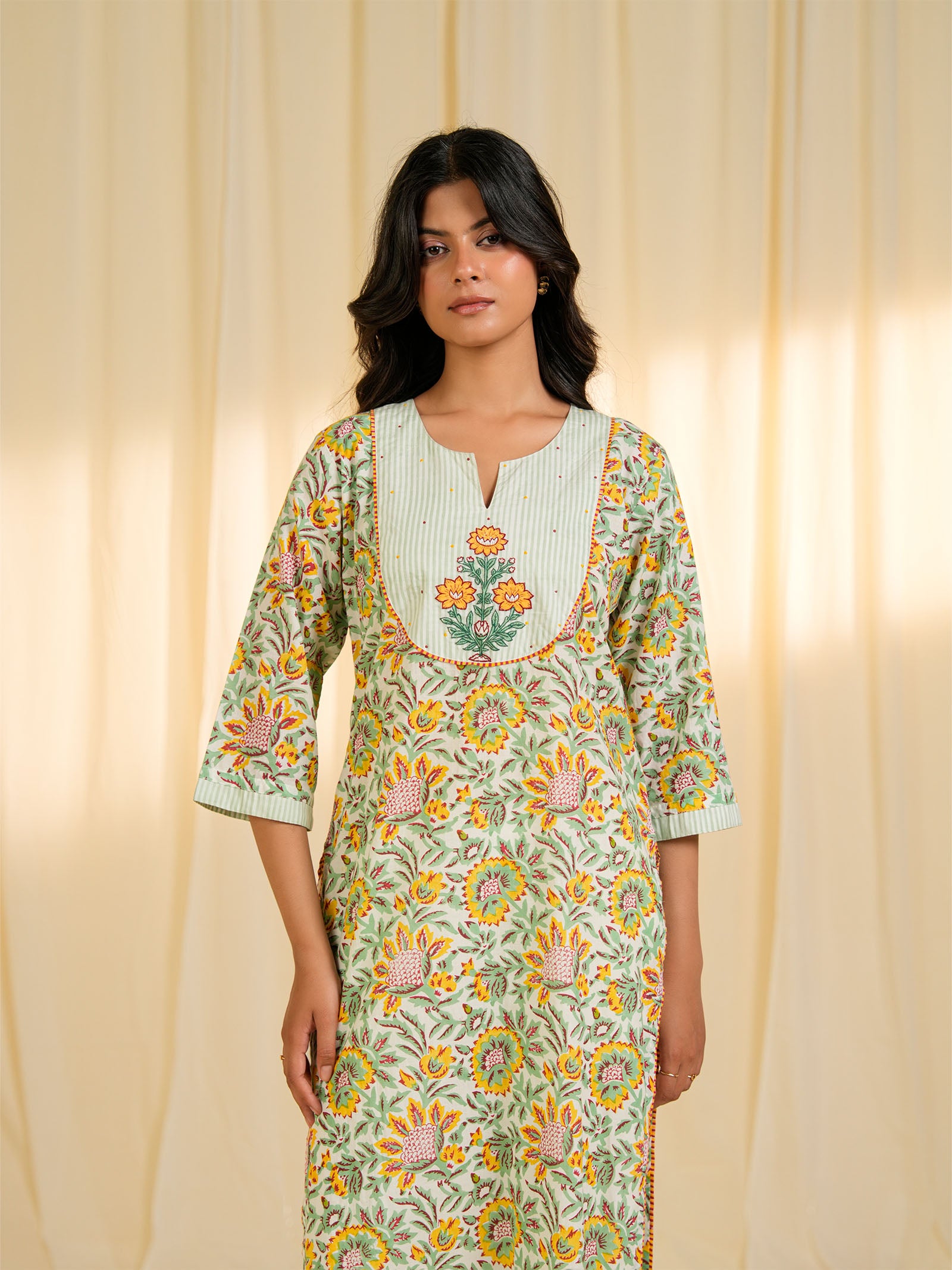 Mango Bite Cotton Kurta