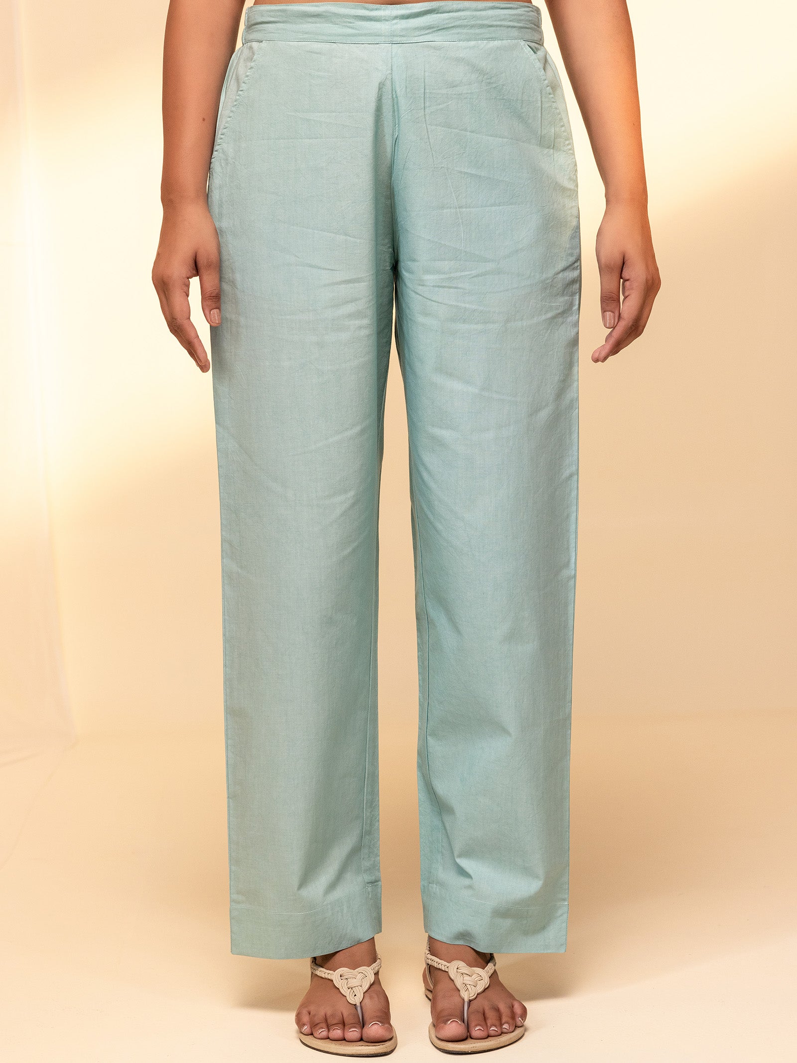 Marigold Muse Cotton Straight Pant