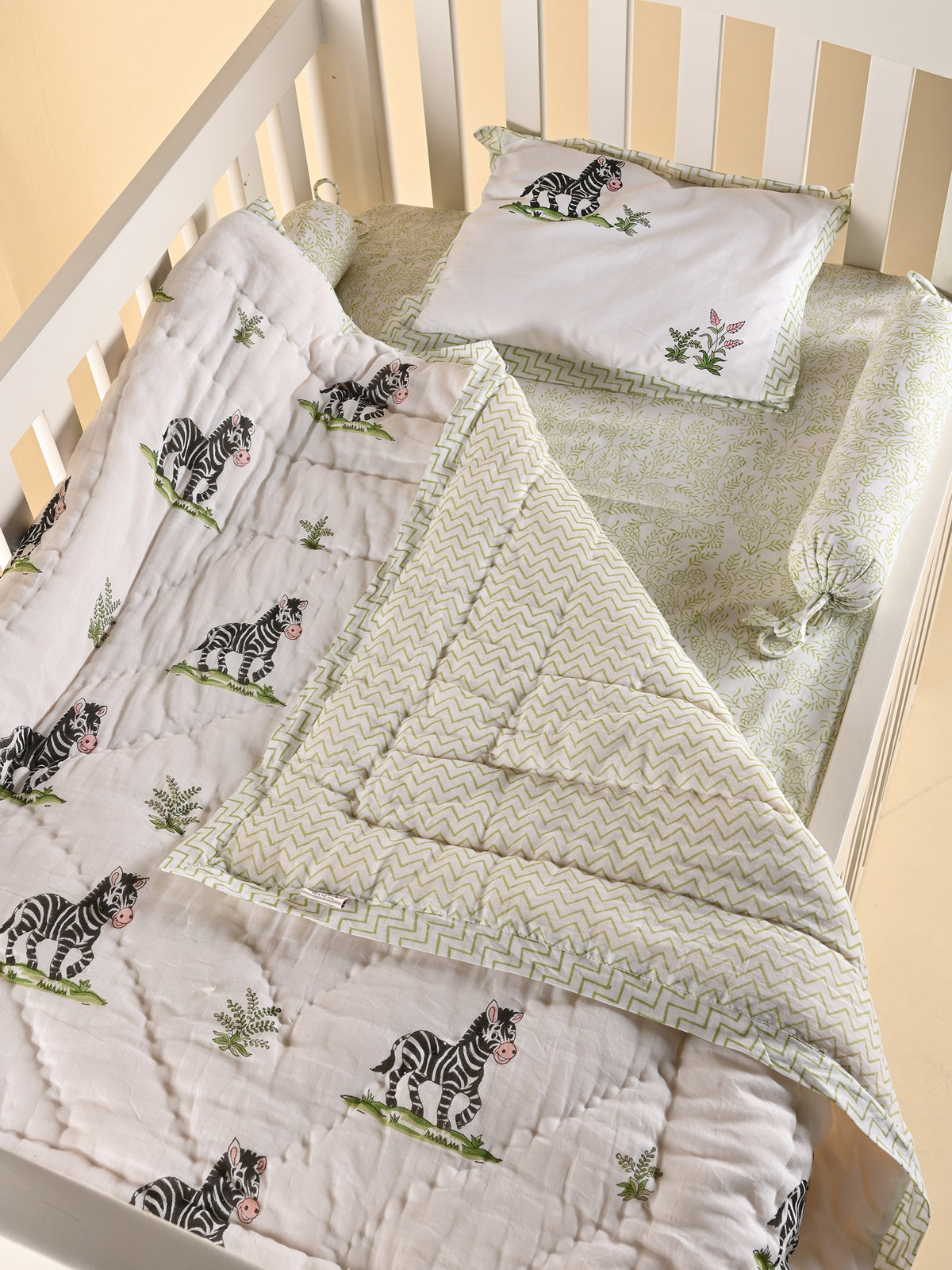 Marty Zebra Crib Set