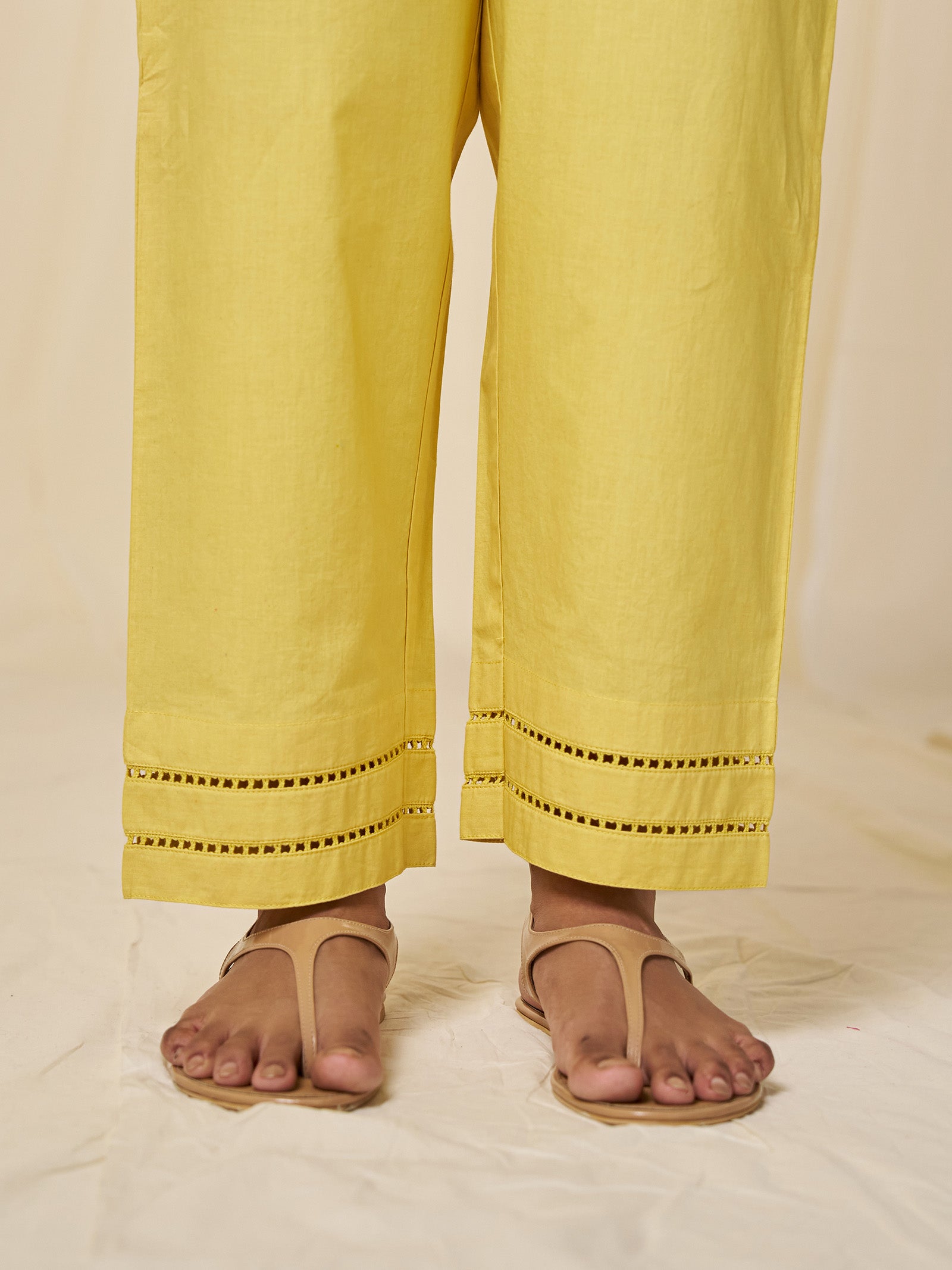 Mimosa Cotton Straight Pants