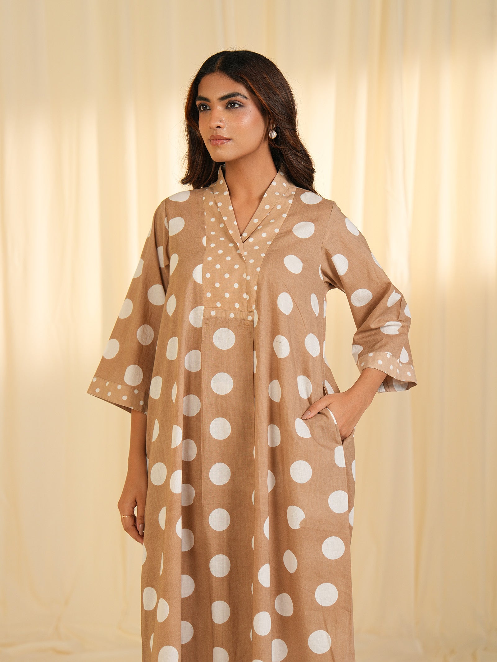 M.A.D. Mocha Cotton Kurta