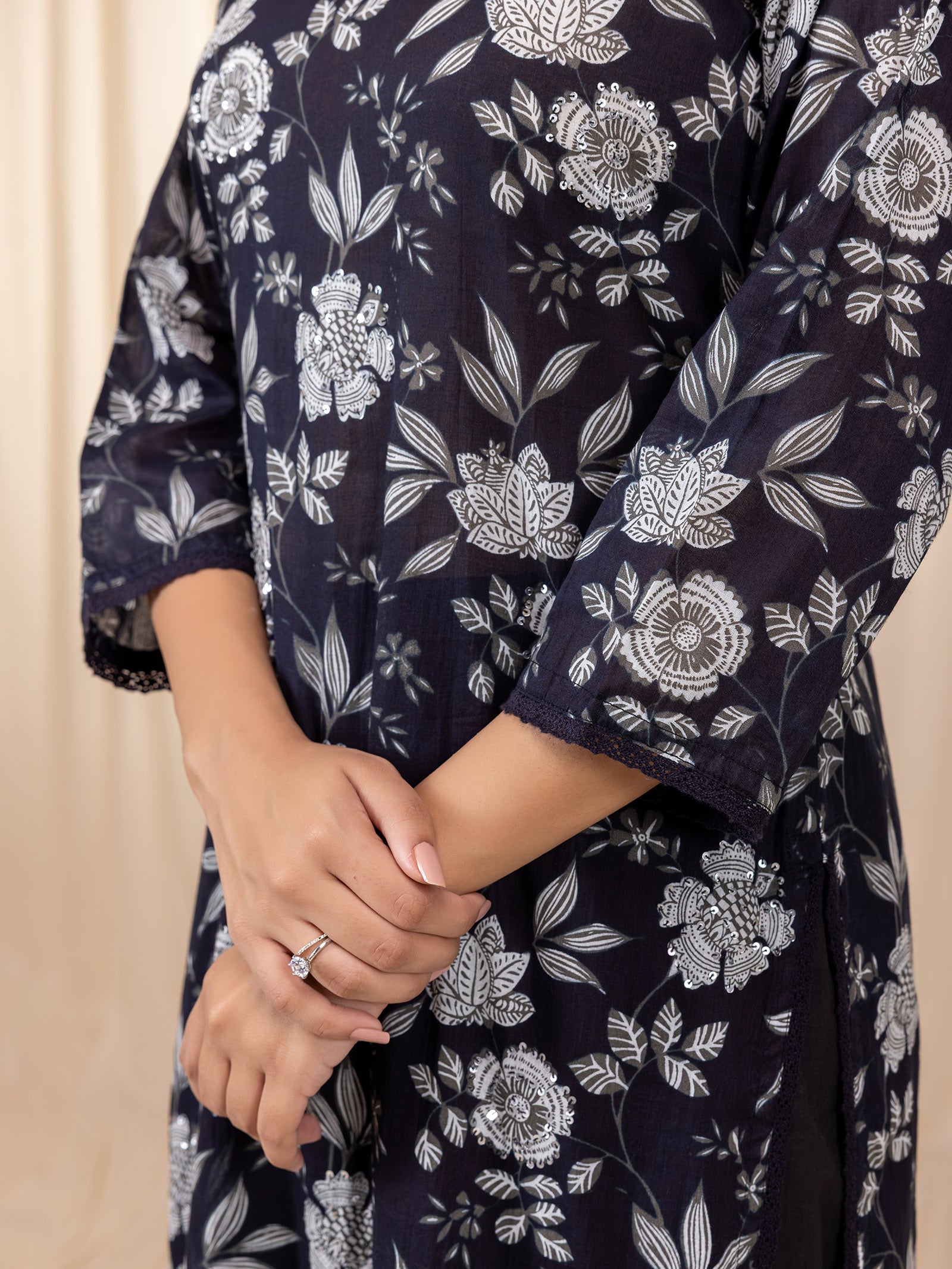 Moon Night Voile Kurta