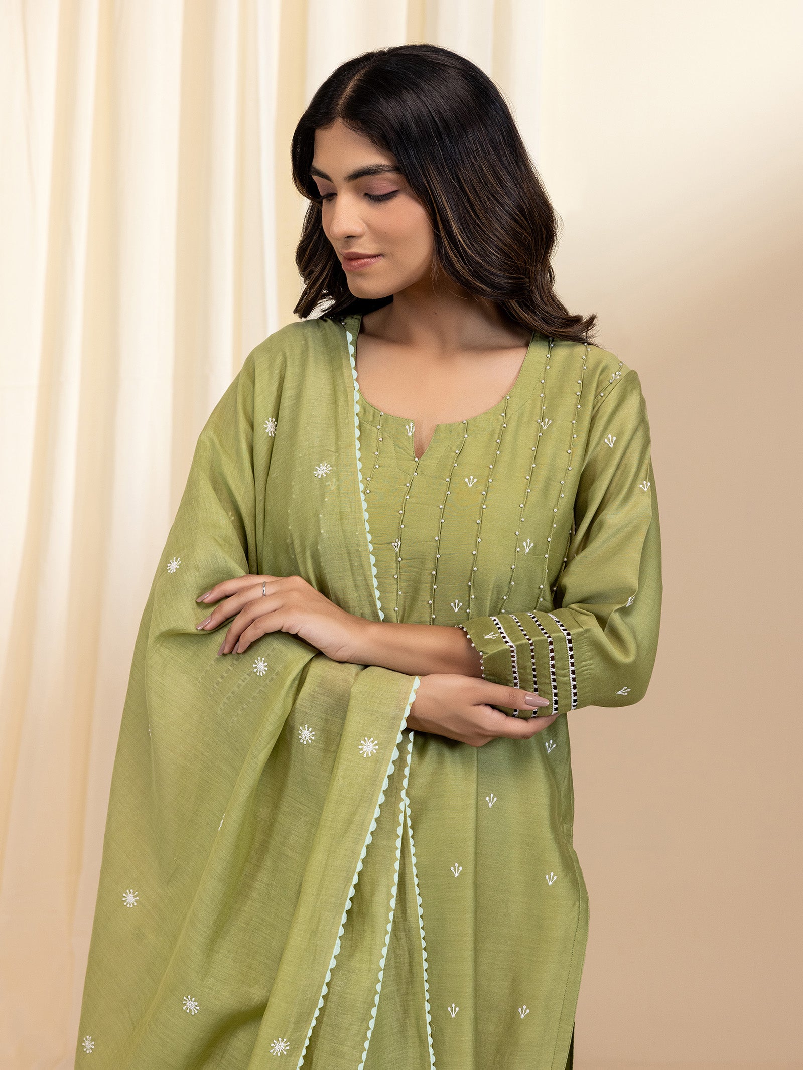 Nawabi Bagh Chanderi Dupatta