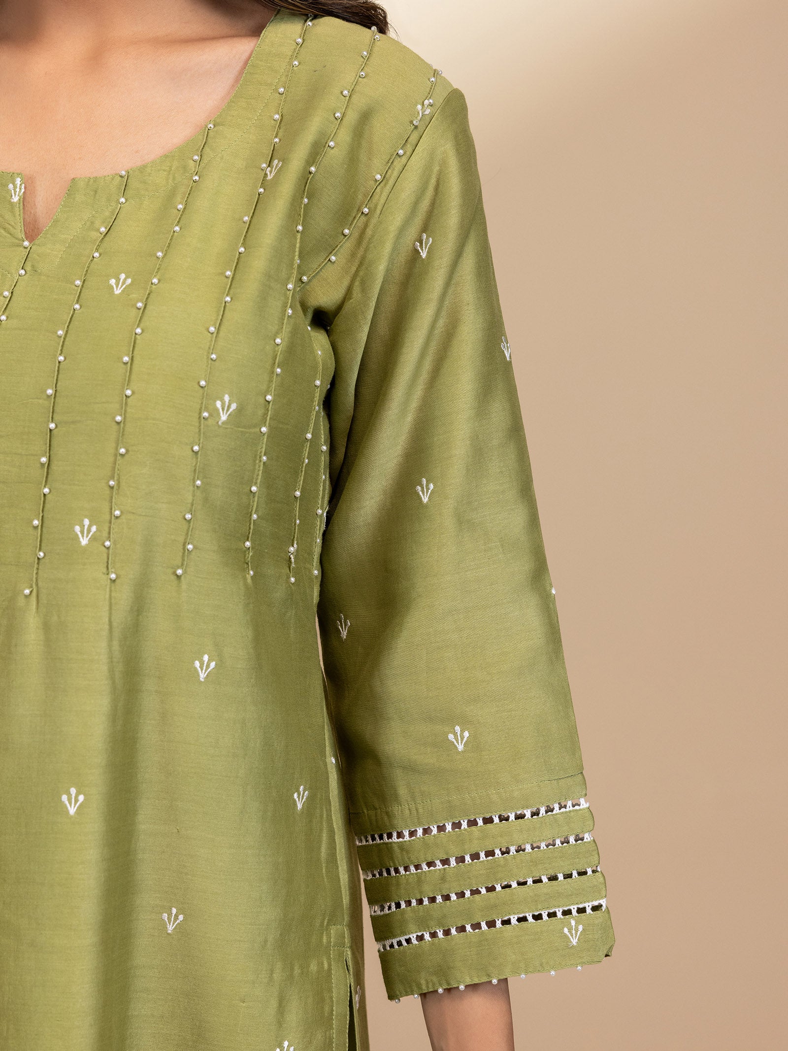 Nawabi Bagh Chanderi Kurta