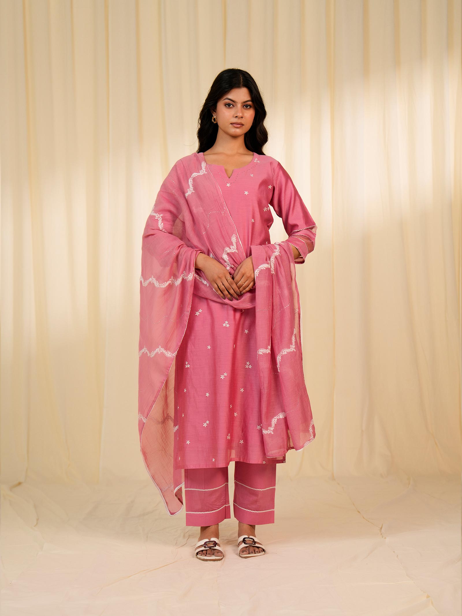 Nawabi Bahar Chanderi Dupatta