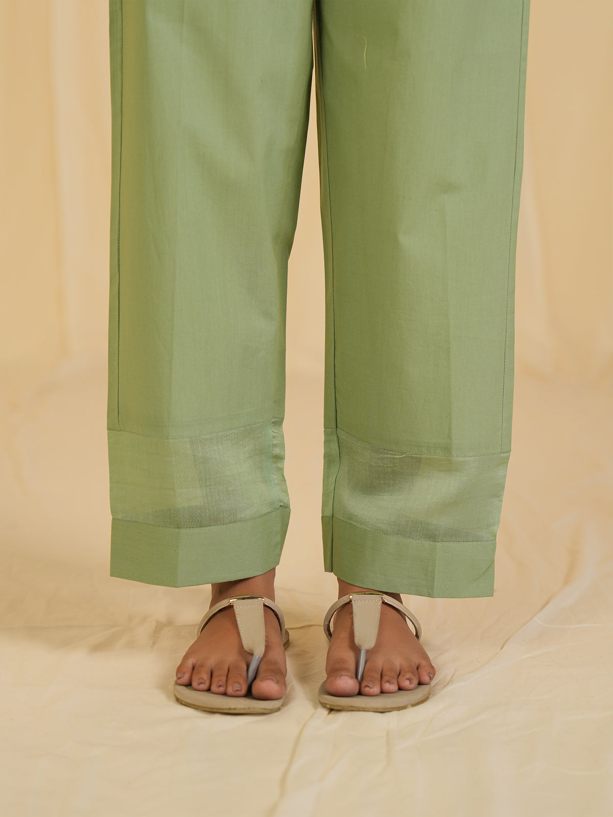 Nayaab Cotton Straight Pants