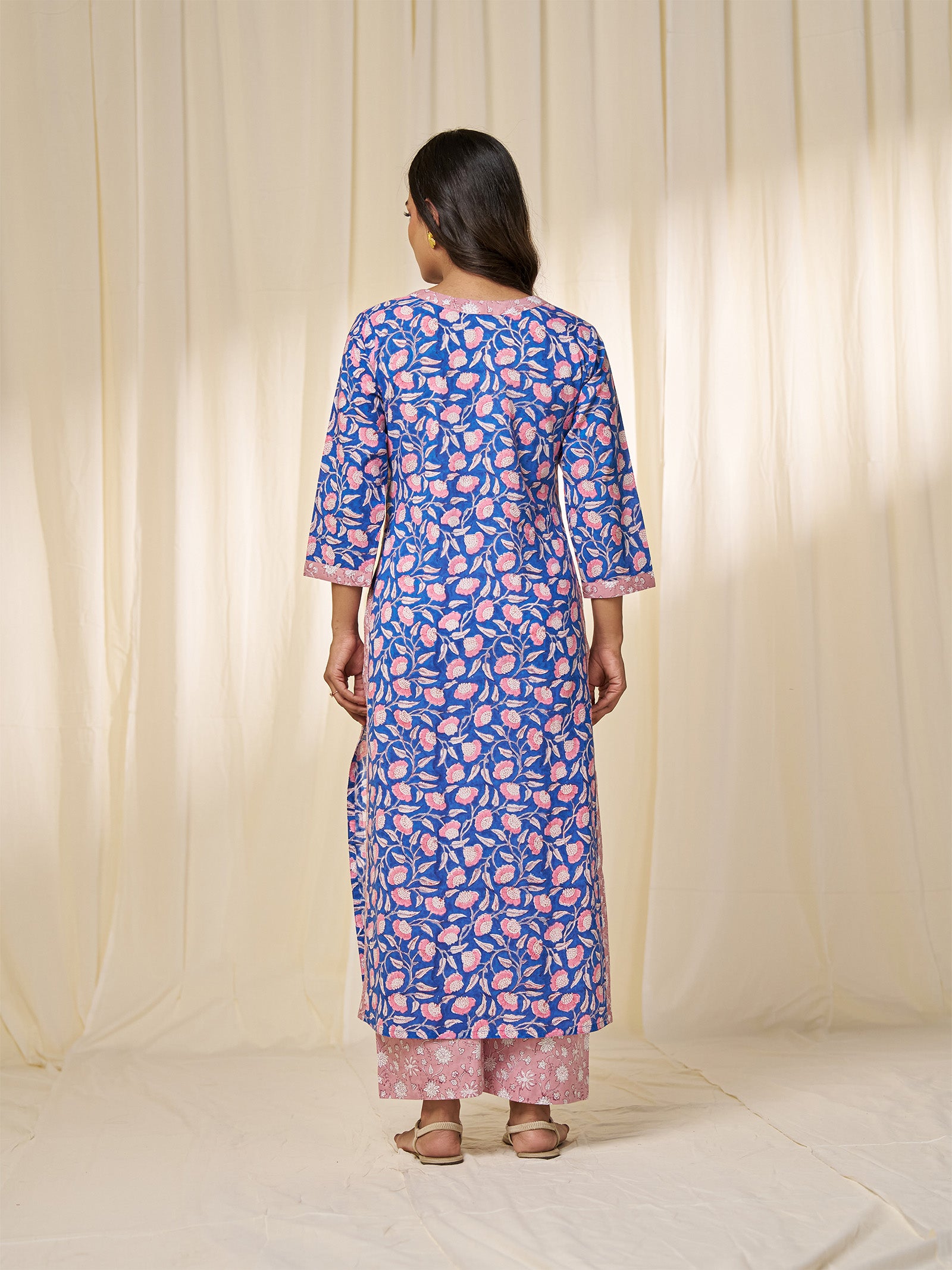 Neel Cotton Kurta