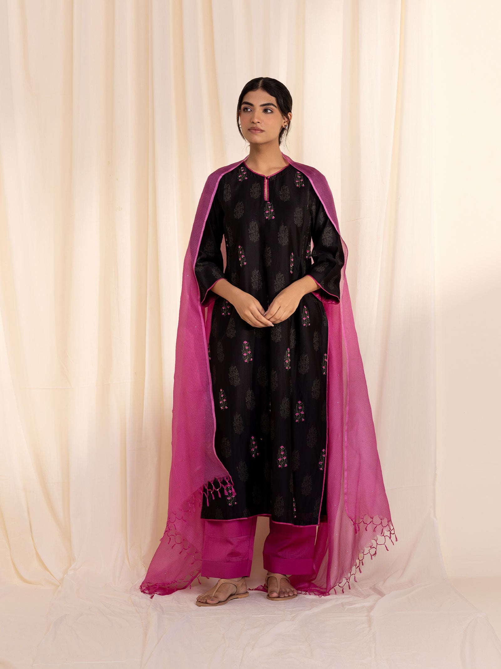 Night Beauty Chanderi Kurta