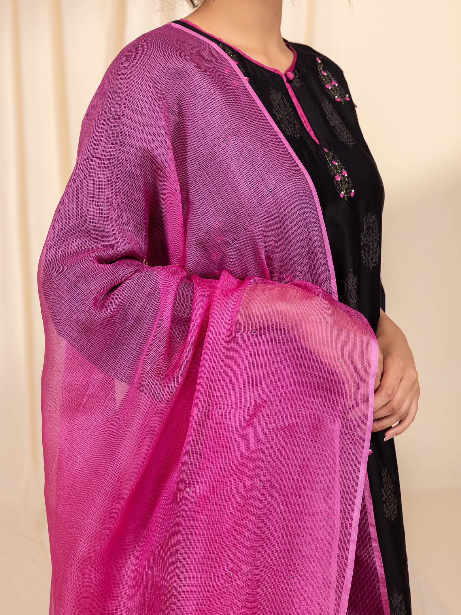 Night Beauty Kota Silk Dupatta