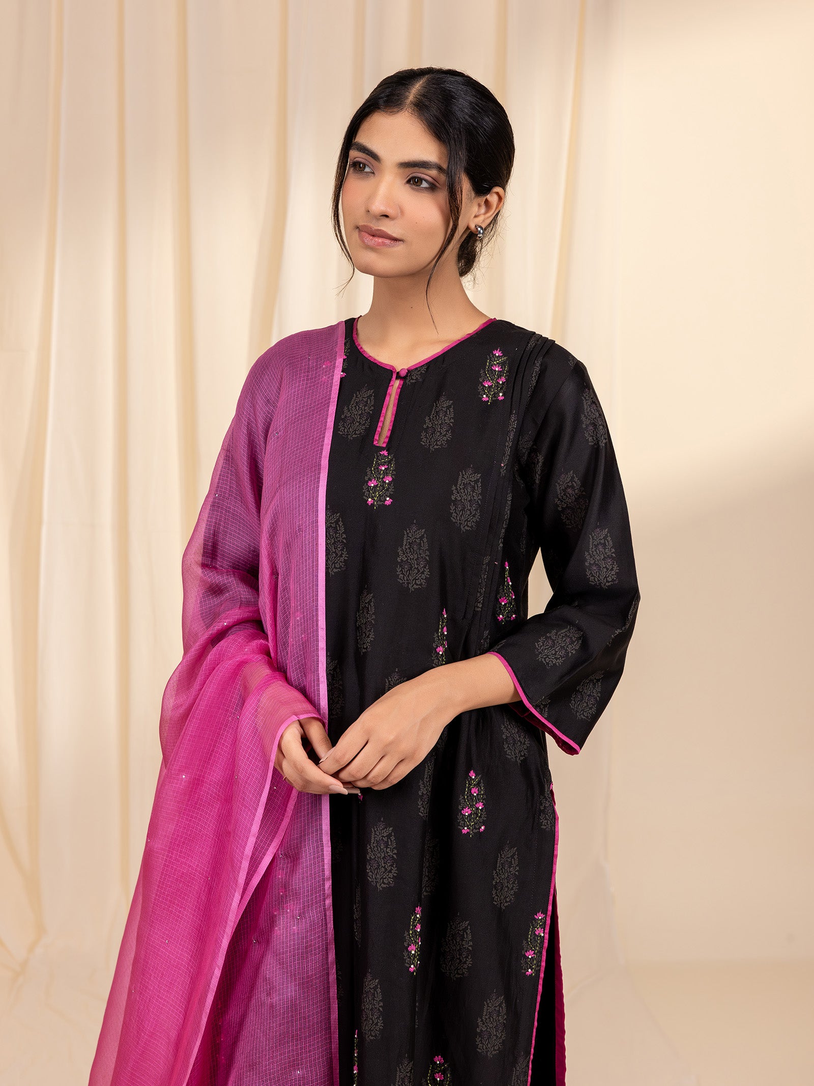Night Beauty Kota Silk Dupatta