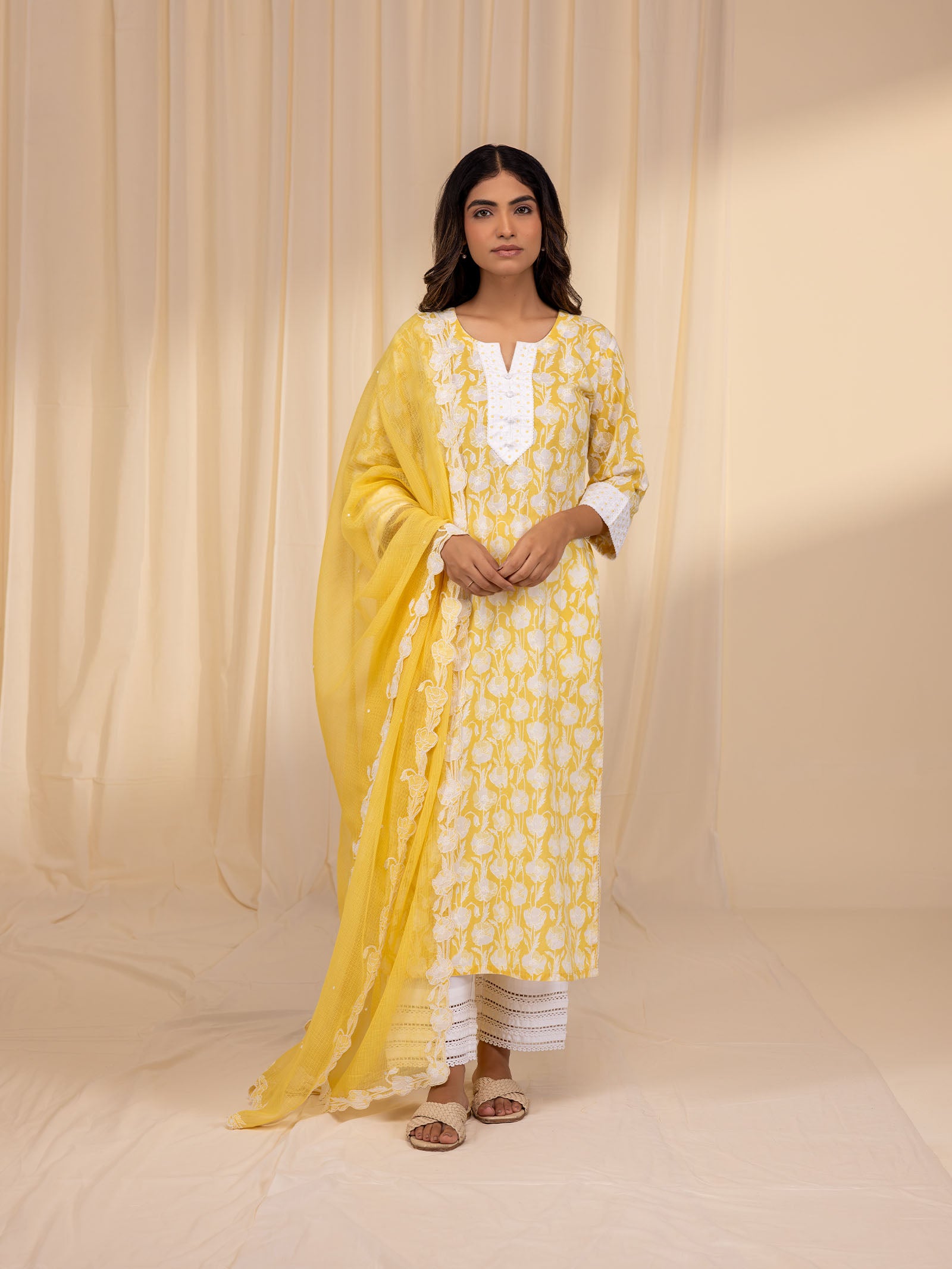 Nimbu Pani Cotton Kurta