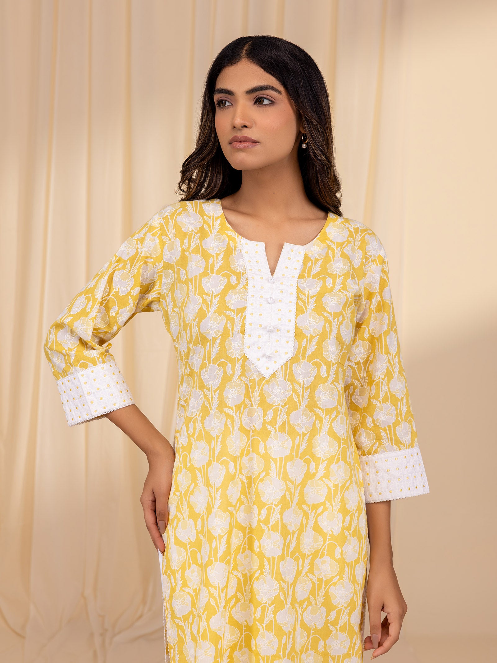 Nimbu Pani Cotton Kurta