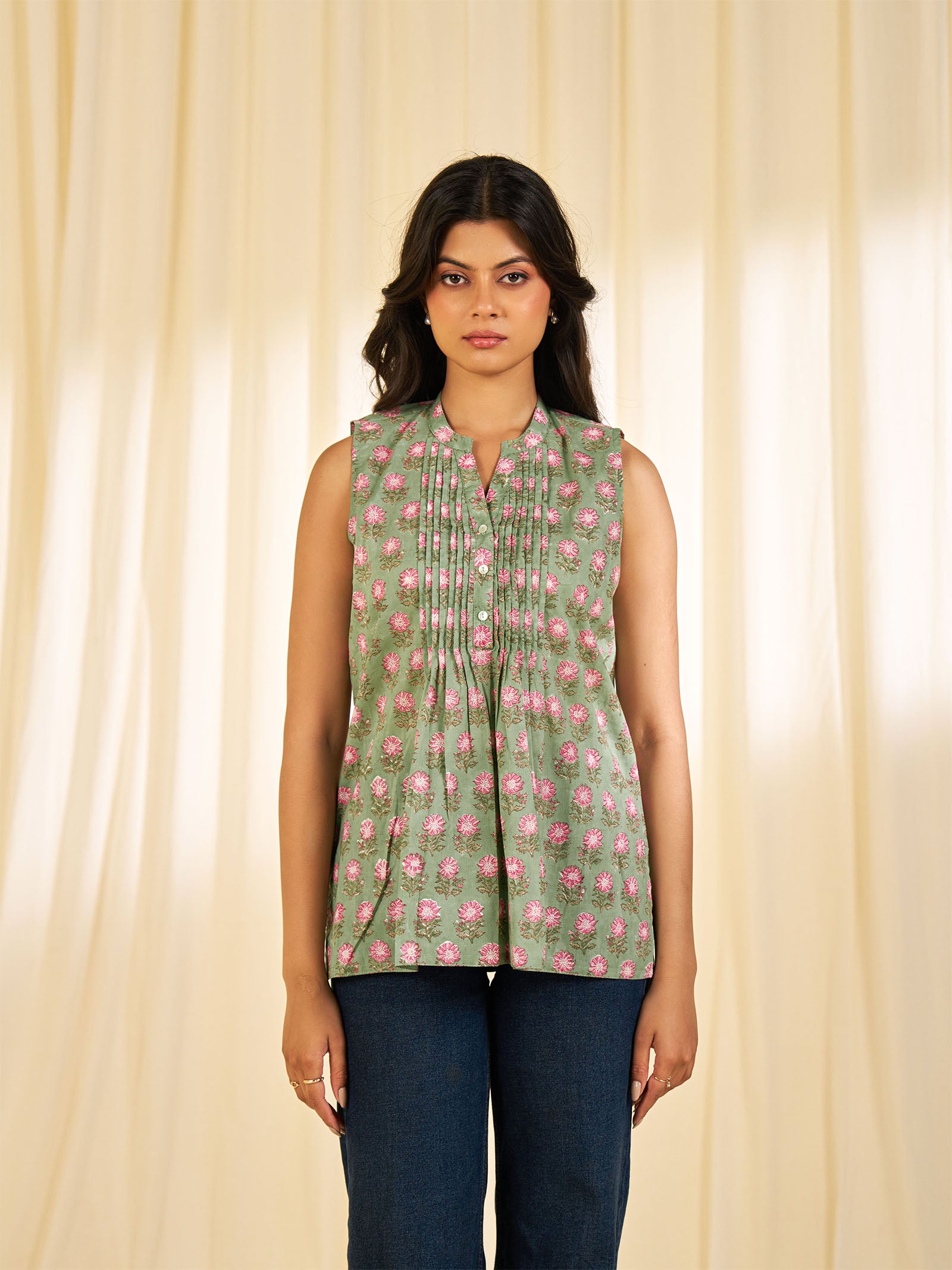 Olive Green - Matara Cotton Kurti