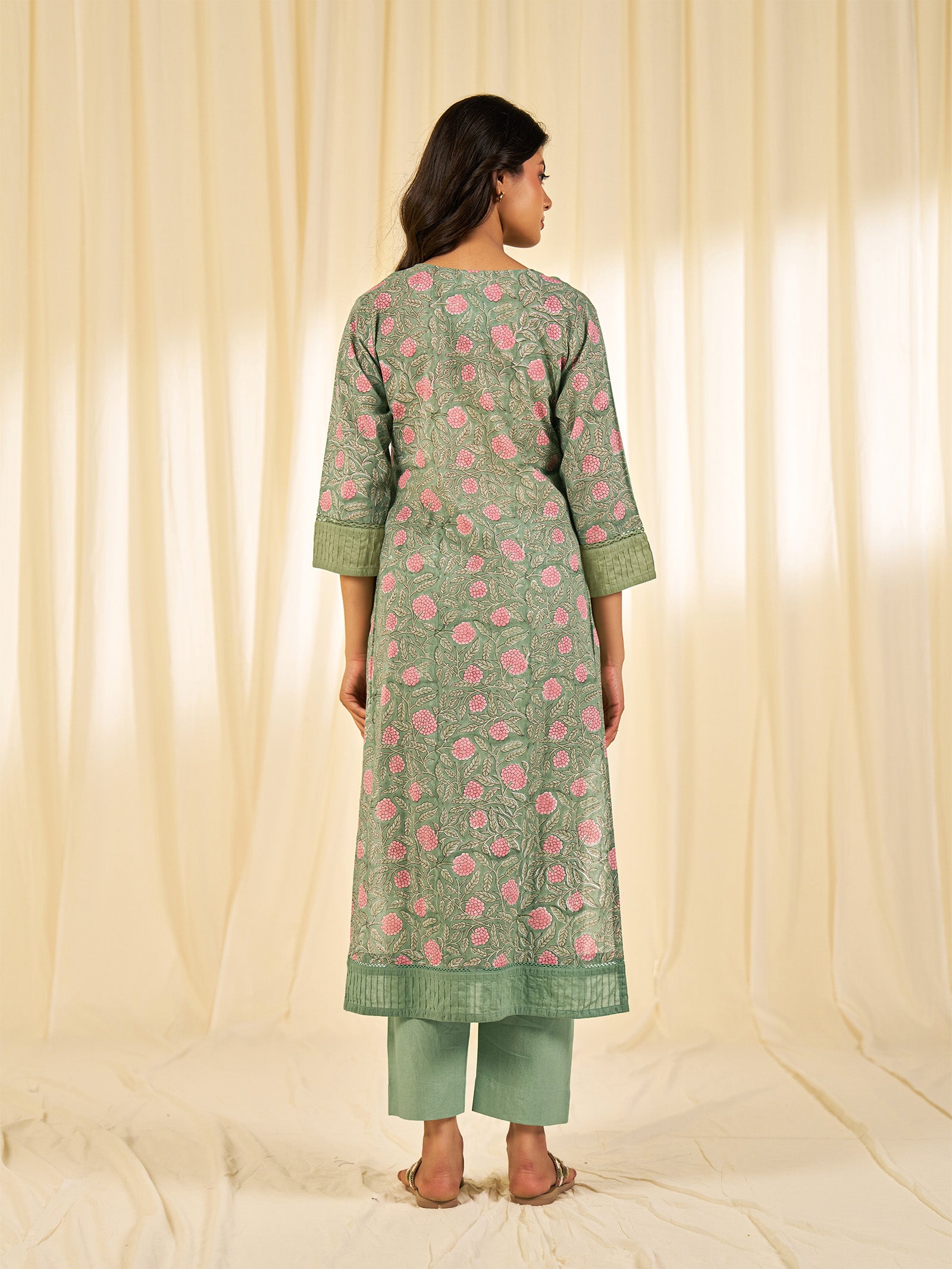 Olive Green - Sri Lanka Cotton Kurta