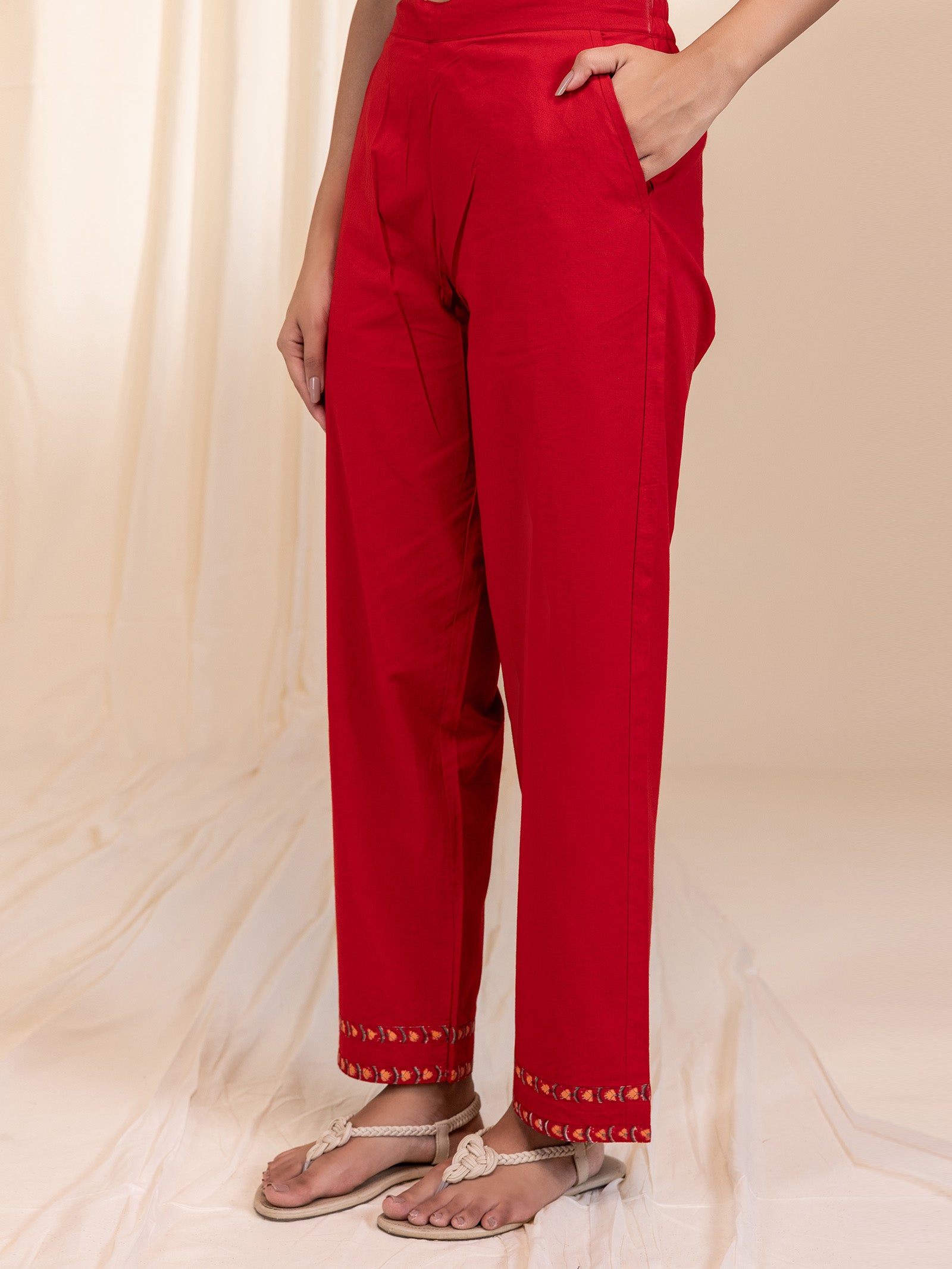 Totapuri Cotton Straight Pant