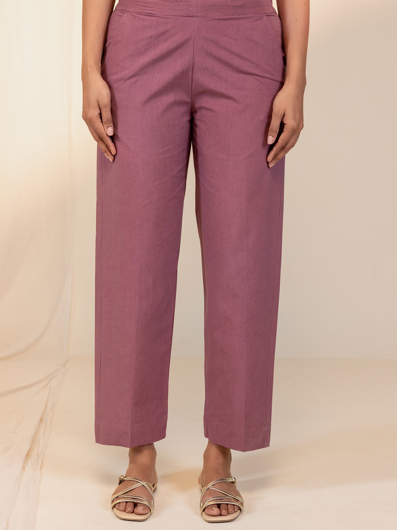 The Better Half Cotton Straight Pant