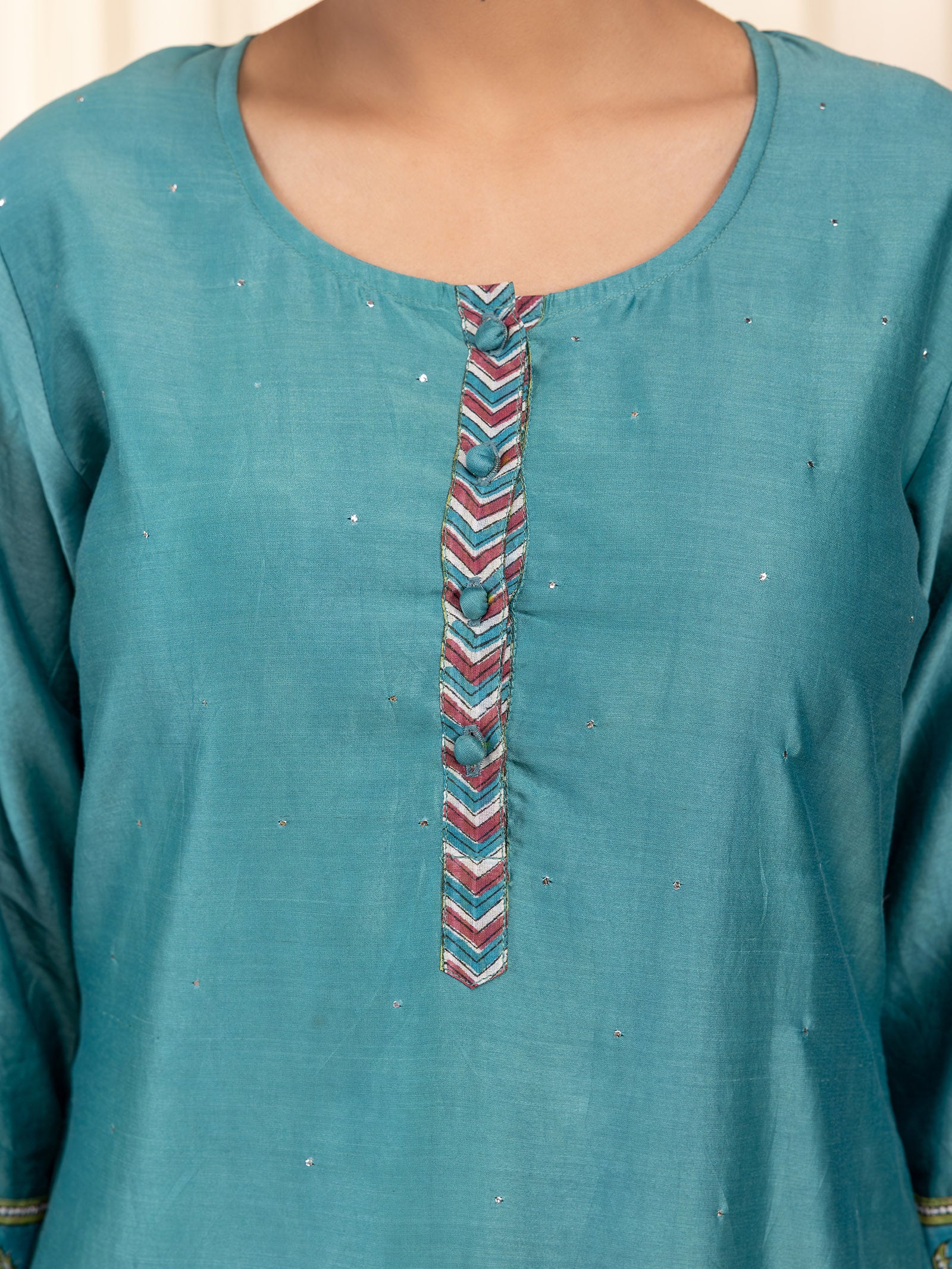 Panna Chanderi Kurta