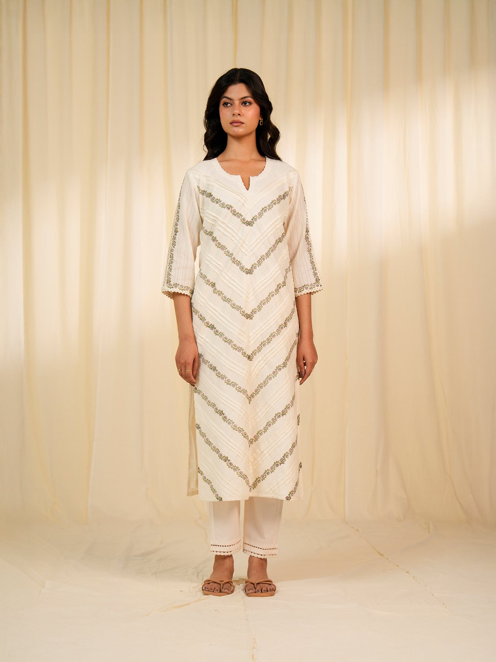 Pink Tusker Cotton Kurta