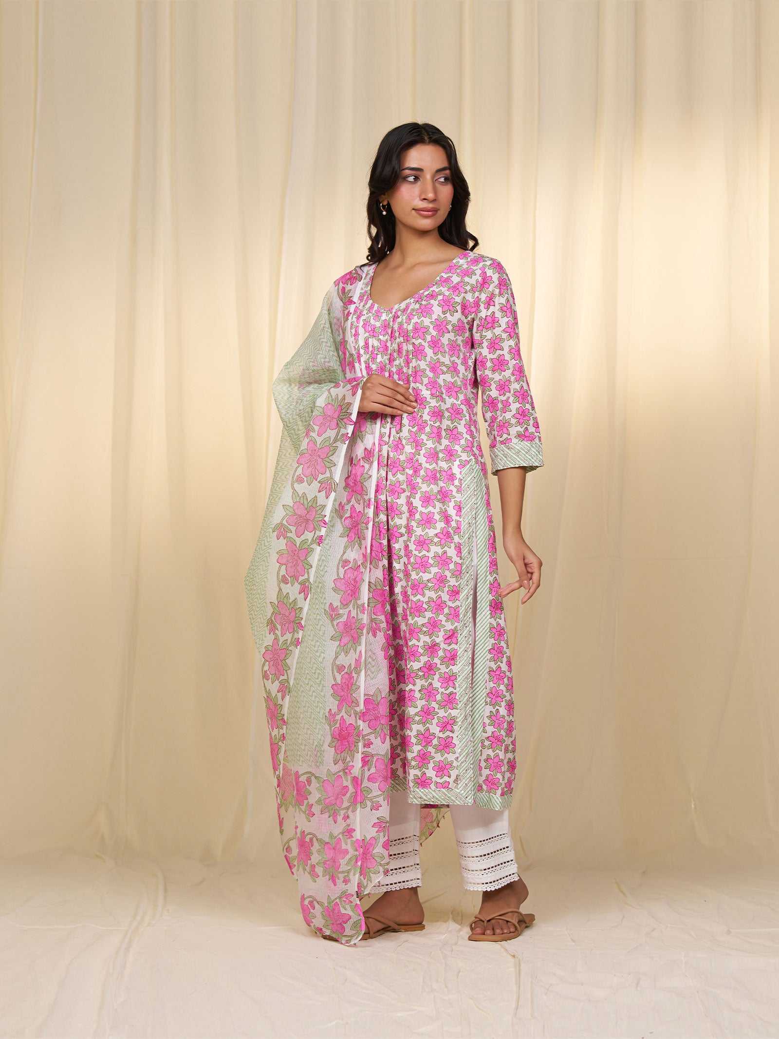 Polo Season Magenta Cotton Kurta