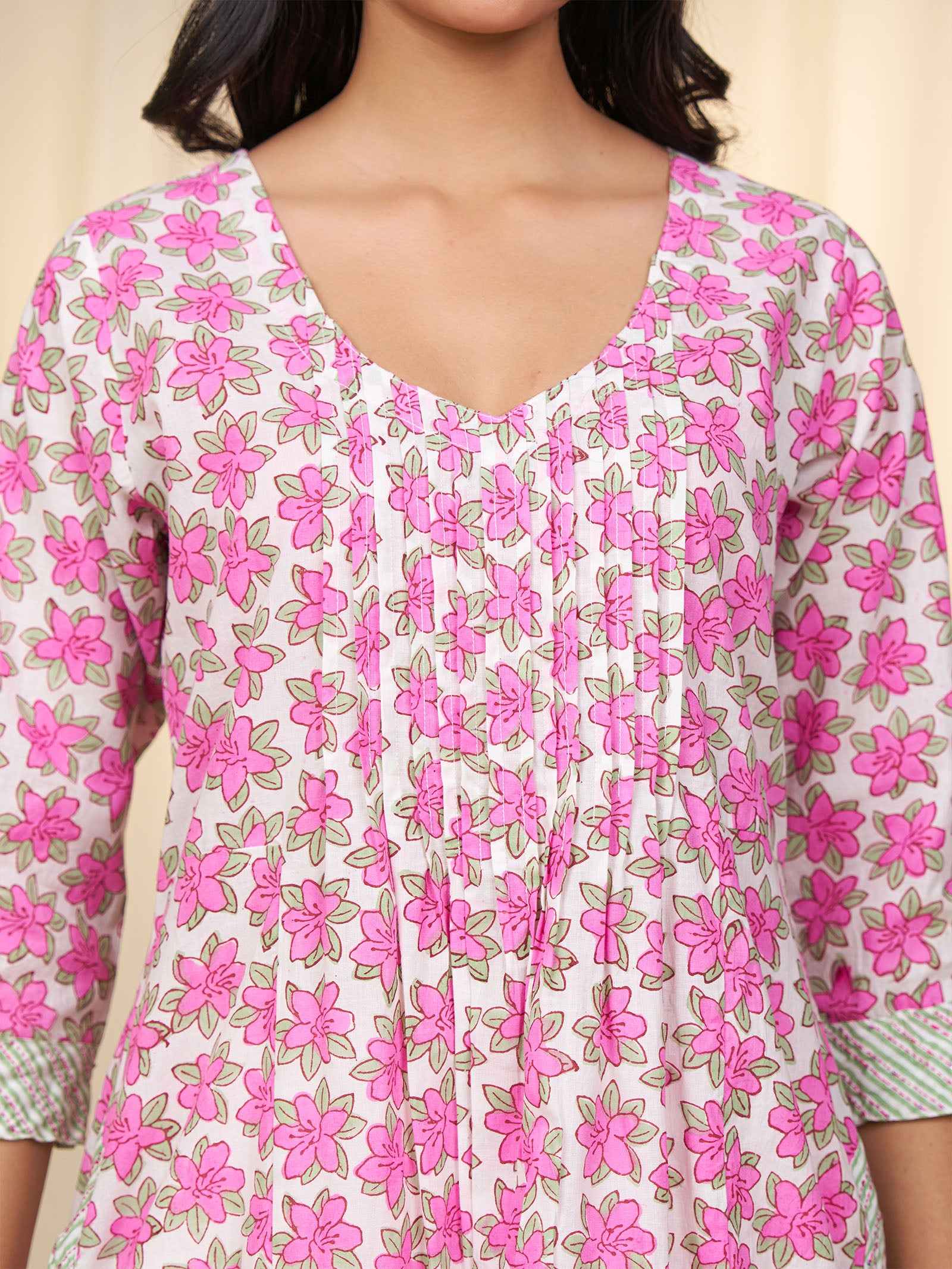 Polo Season Magenta Cotton Kurta