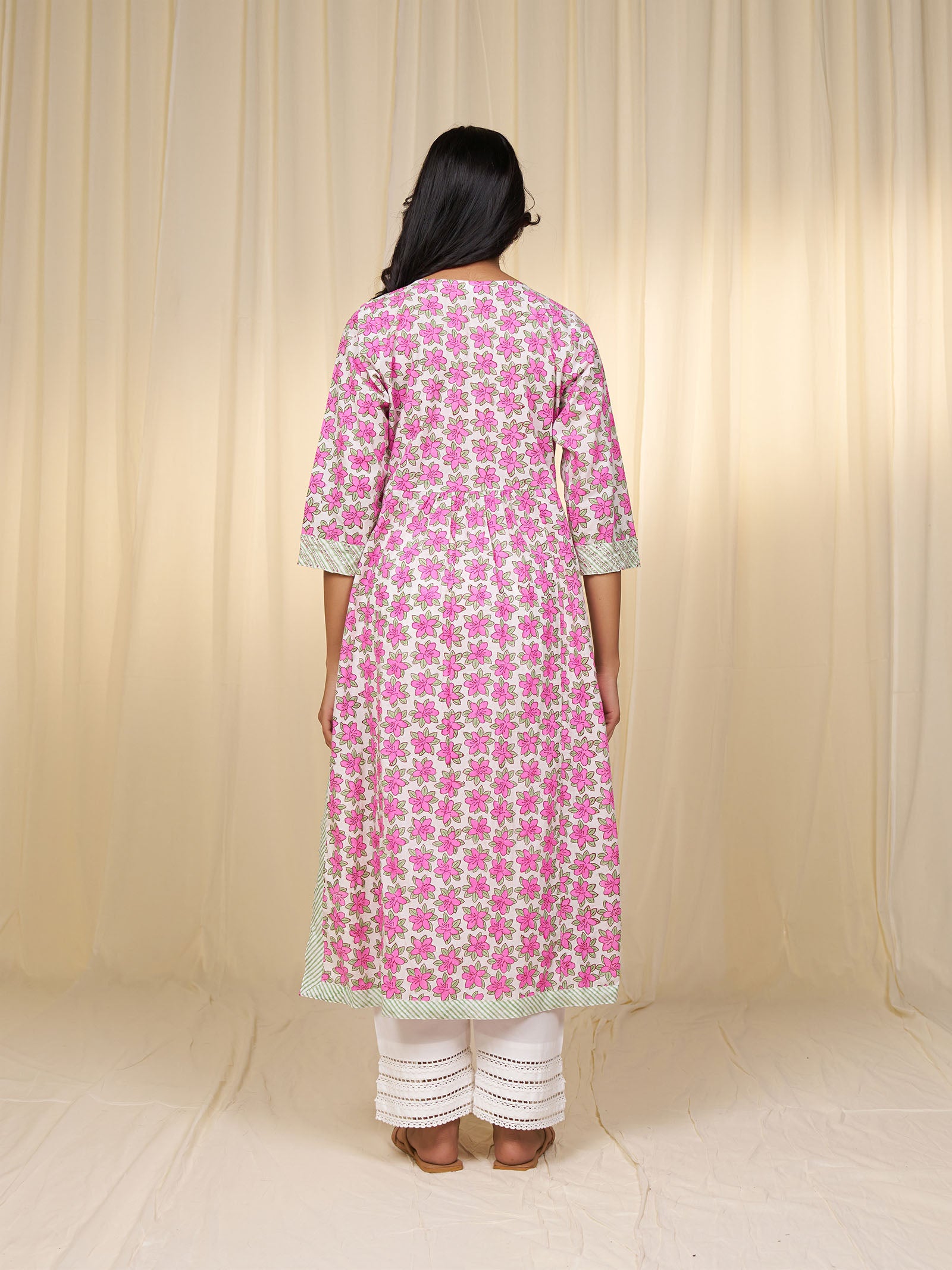 Polo Season Magenta Cotton Kurta