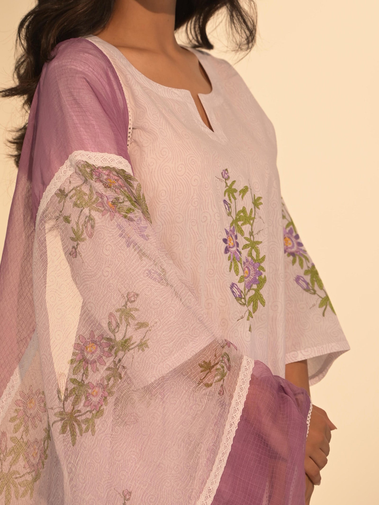 Purple Haze Cotton Kurta