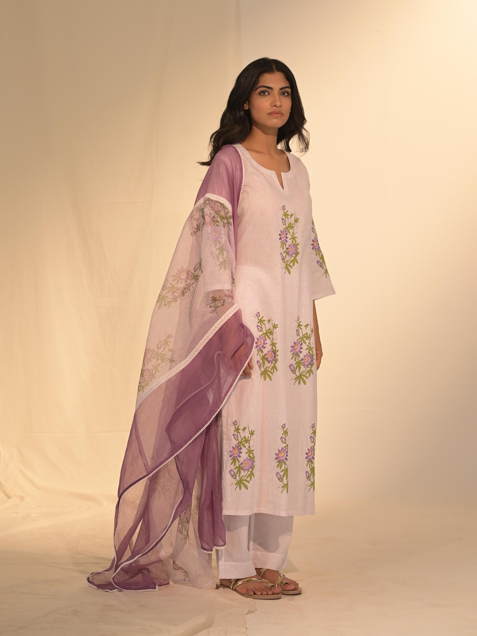 Purple Haze Cotton Kurta