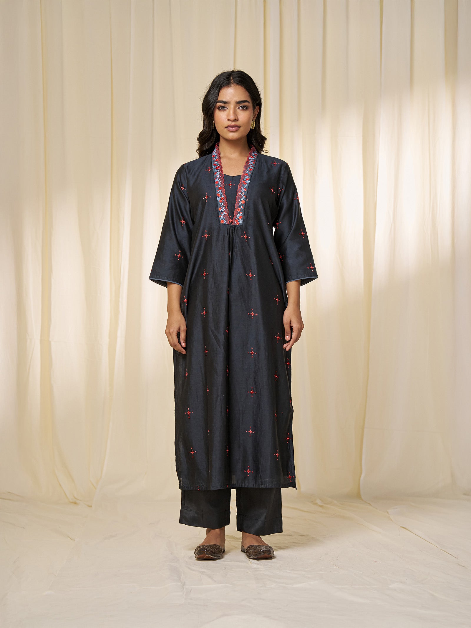 Rang Mahal Chanderi Kurta