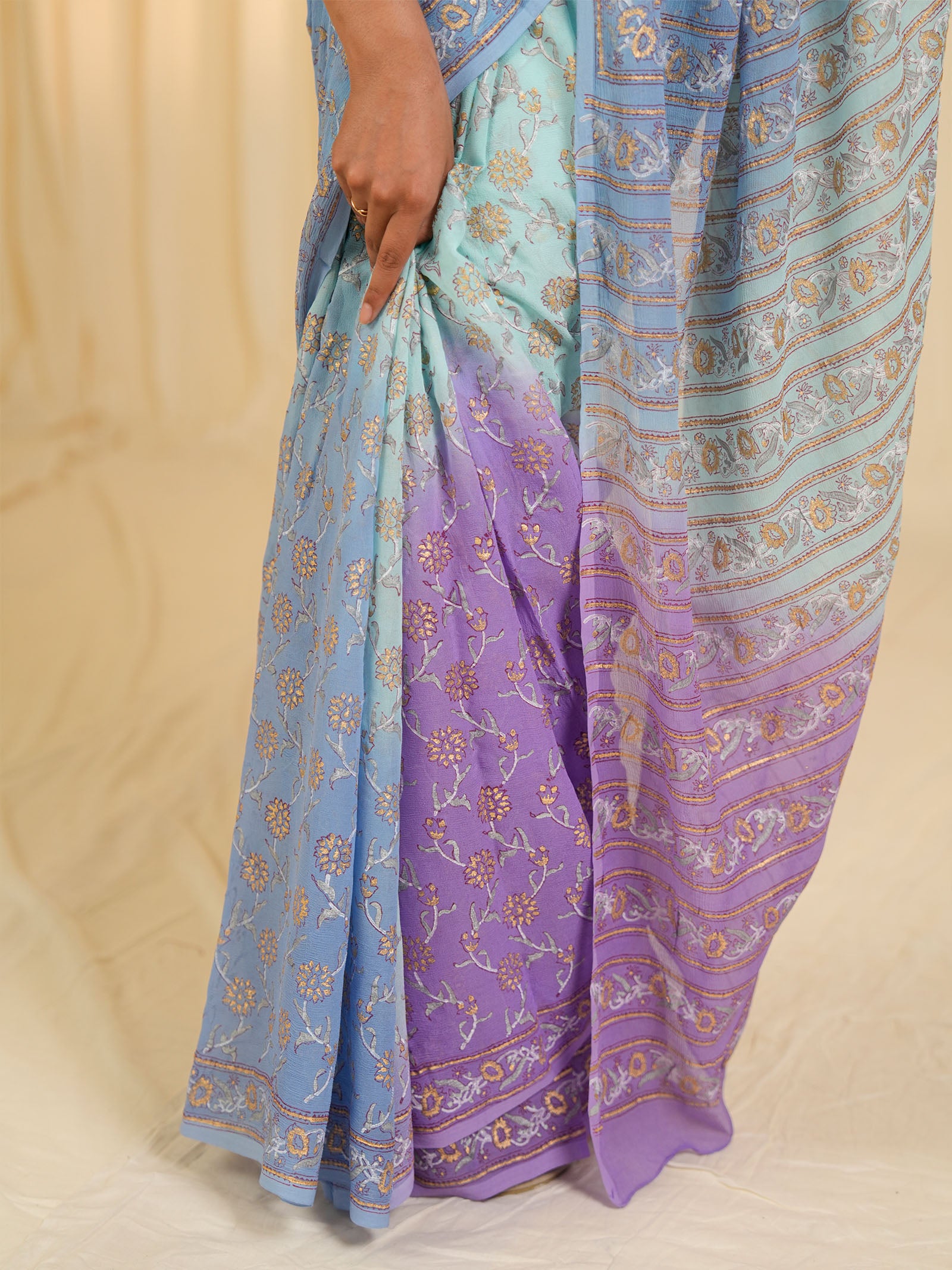 Rang Mandal Neelima Chiffon Saree