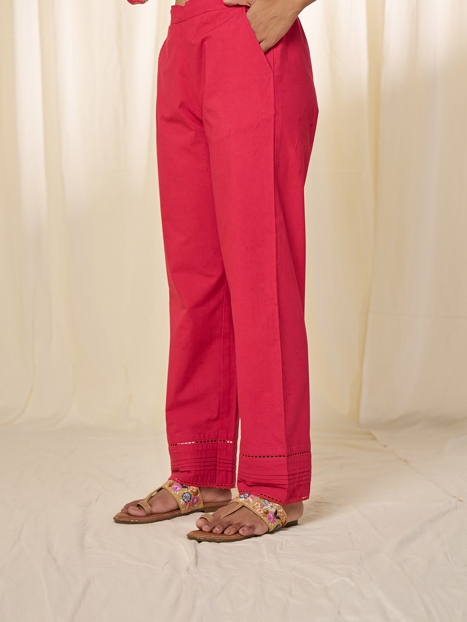 Razzmatazz Cotton Straight Pants