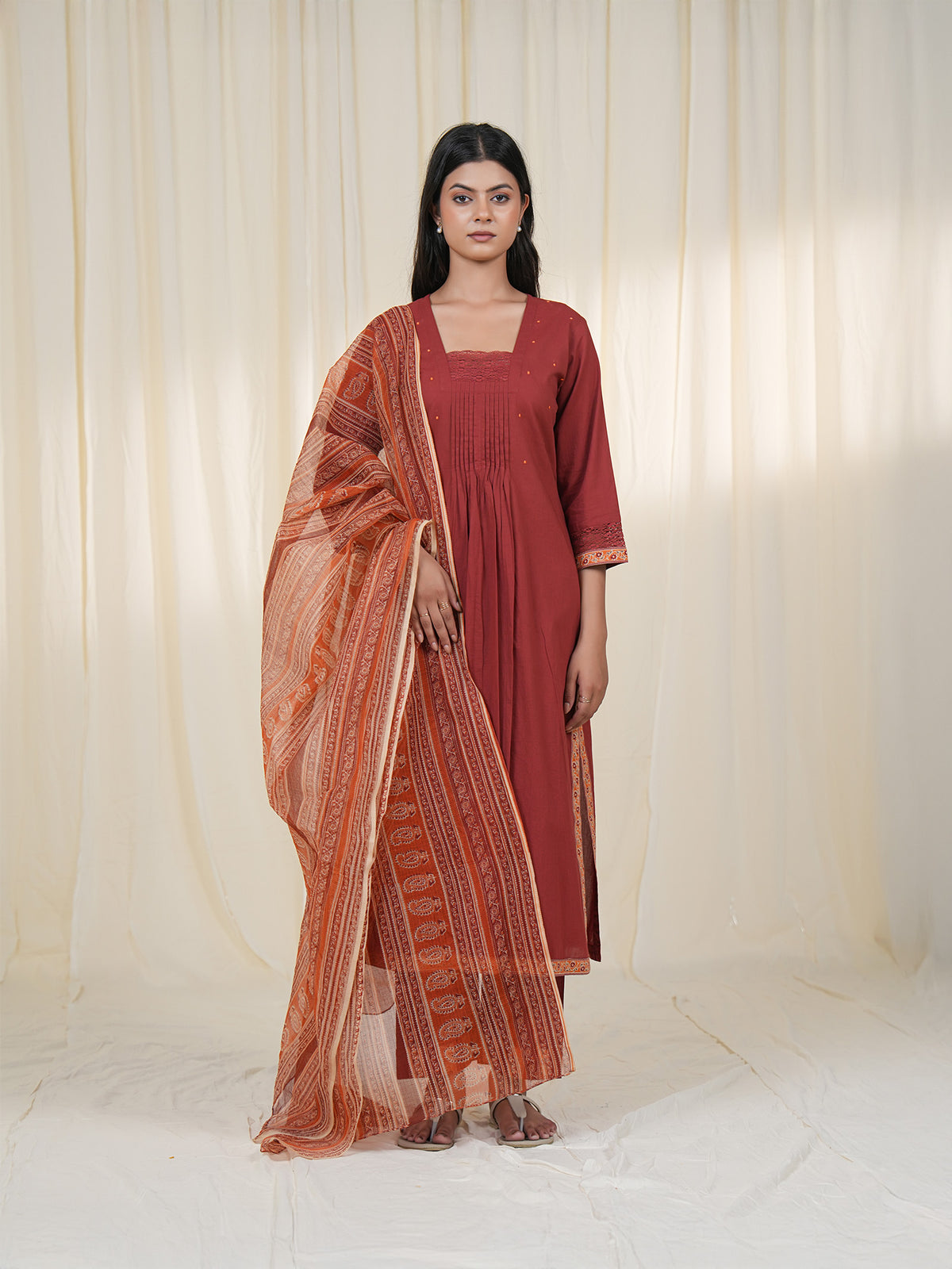 Rustic Indian Kota Dupatta