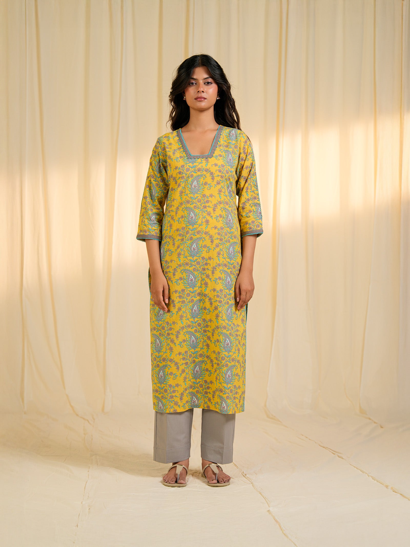Rye Cotton Kurta