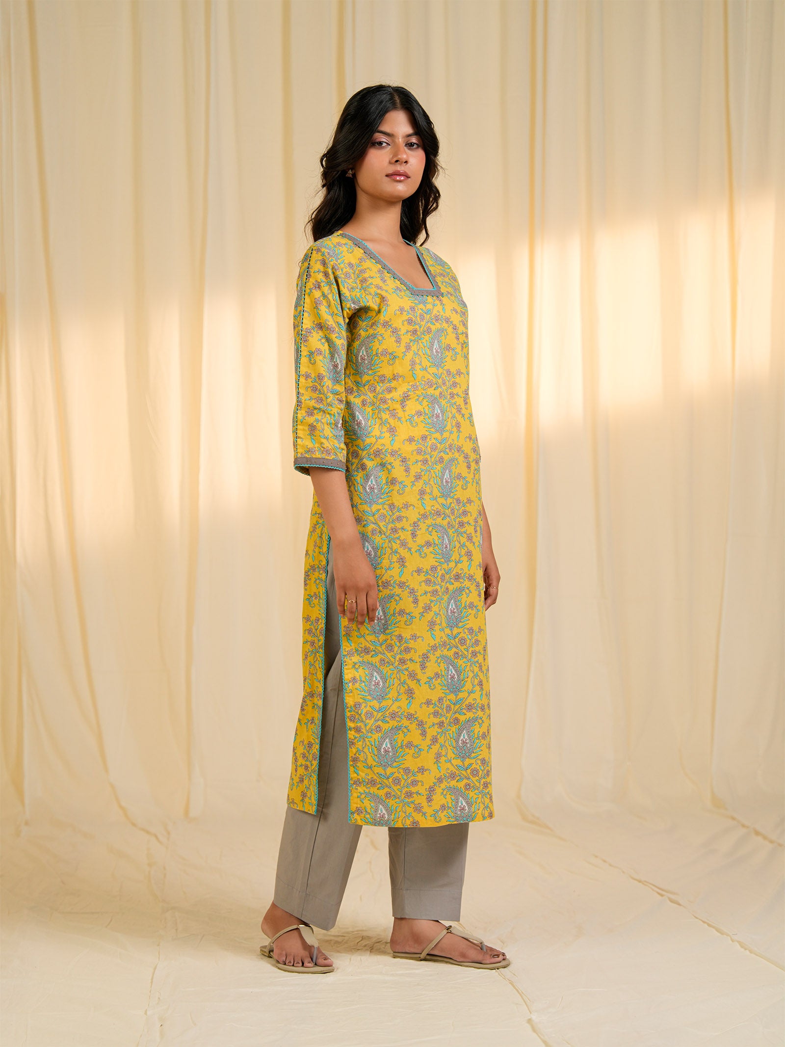 Rye Cotton Kurta